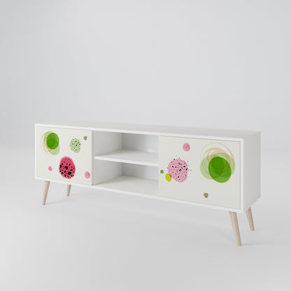 COLORFUL COSMOS Mueble de TV de 2 Puertas