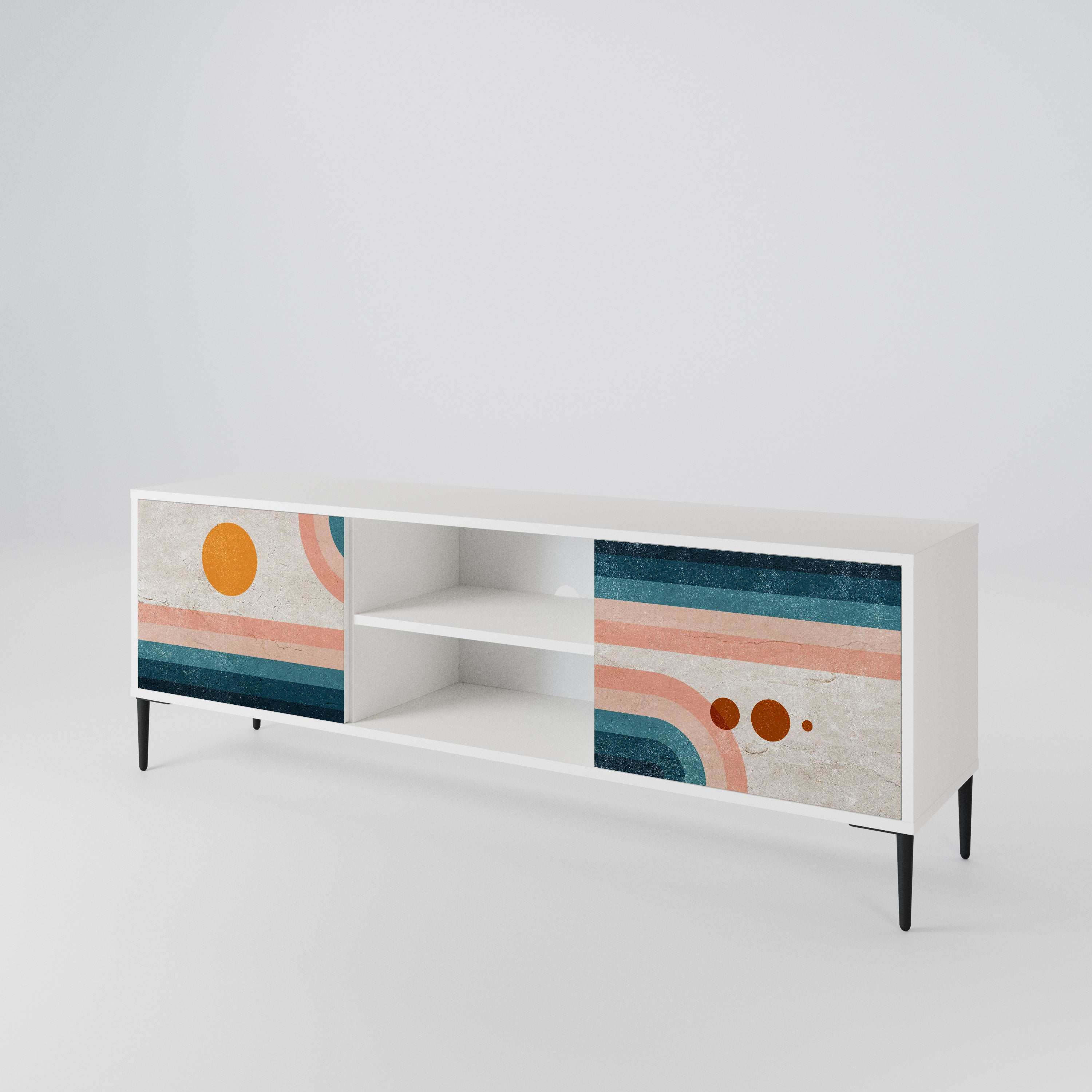 TWO HALVES 2-Door TV Cabinet