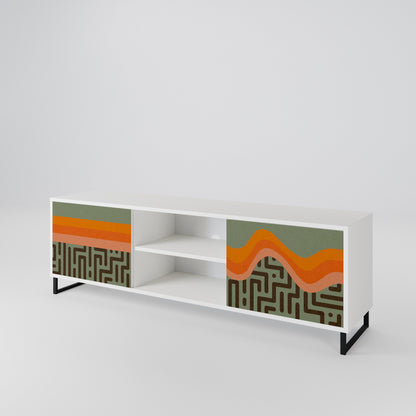 SIMPLE SOLUTIONS Mueble de TV de 2 Puertas
