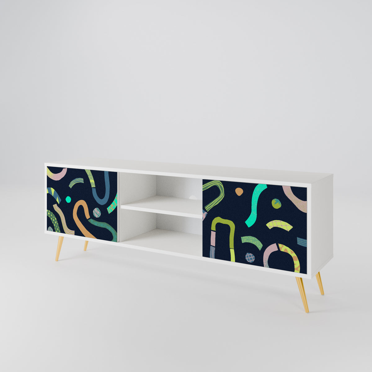 CONTRAST DANCE Mueble de TV de 2 Puertas