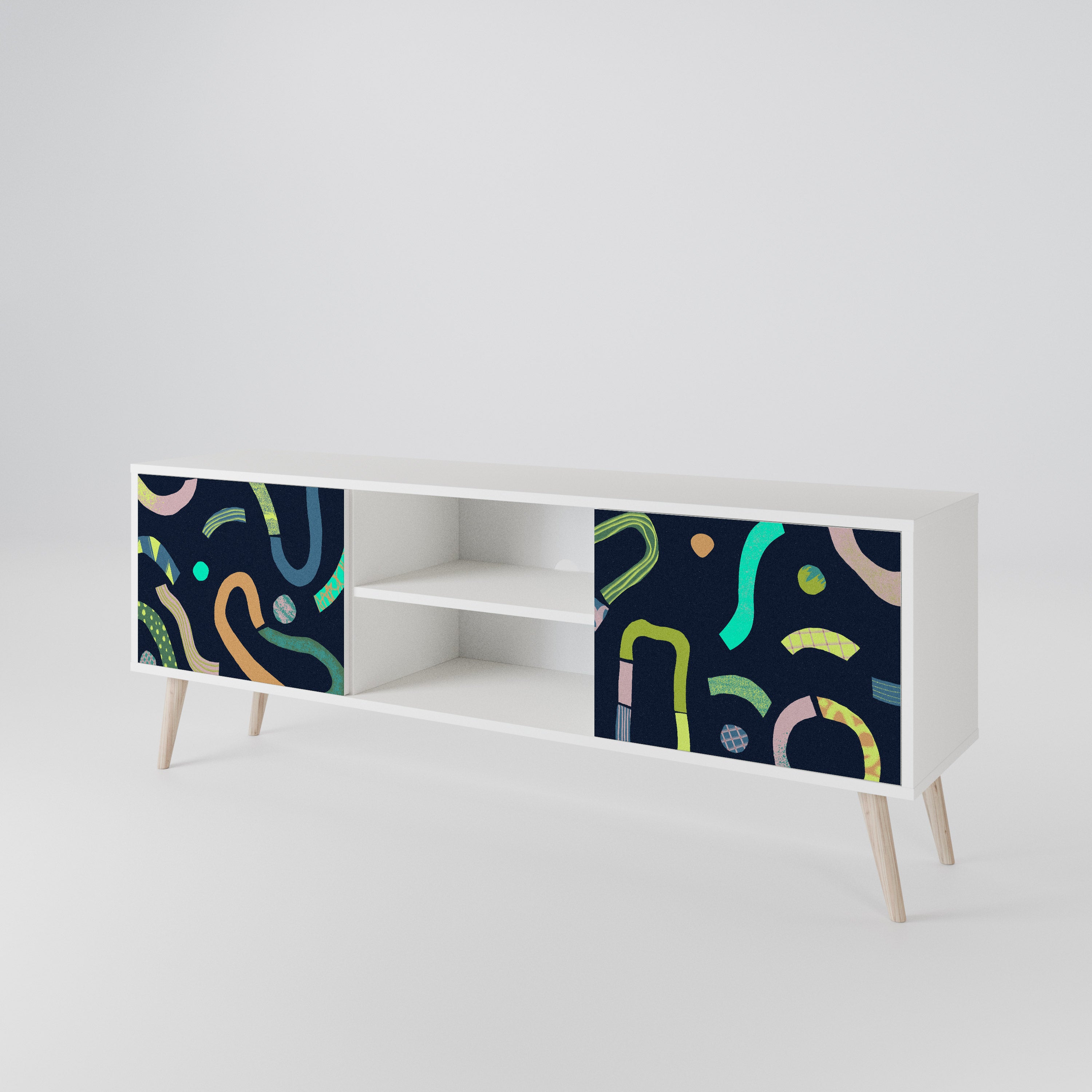 CONTRAST DANCE 2-Door TV Cabinet