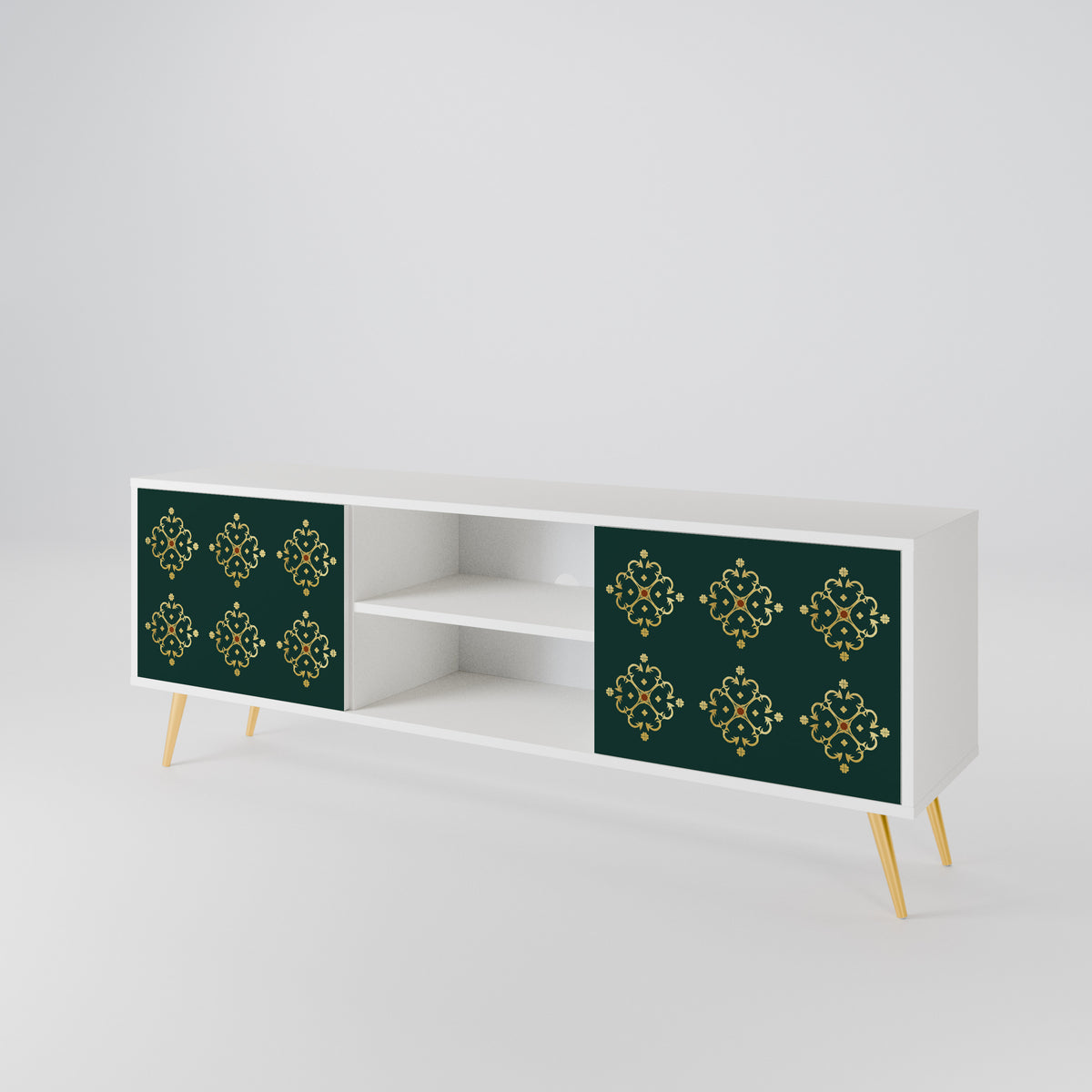 ROYAL MEDALLION Mueble de TV de 2 Puertas