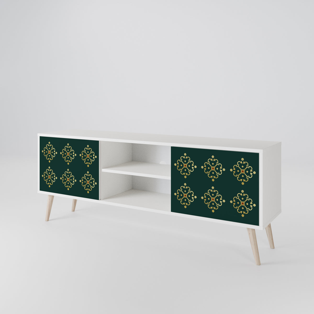 ROYAL MEDALLION Mueble de TV de 2 Puertas