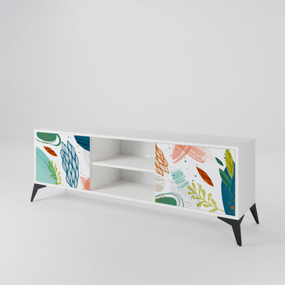 BOTANICAL HURRICANE Mueble de TV de 2 Puertas