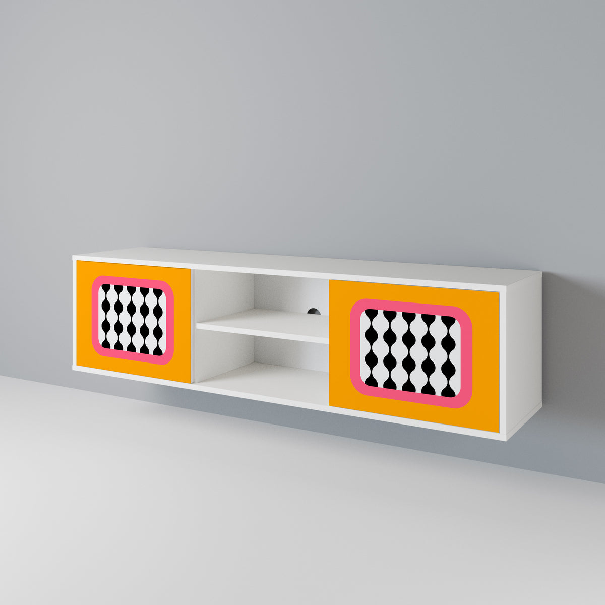 TEARS IN HEAVEN Mueble de TV de 2 Puertas