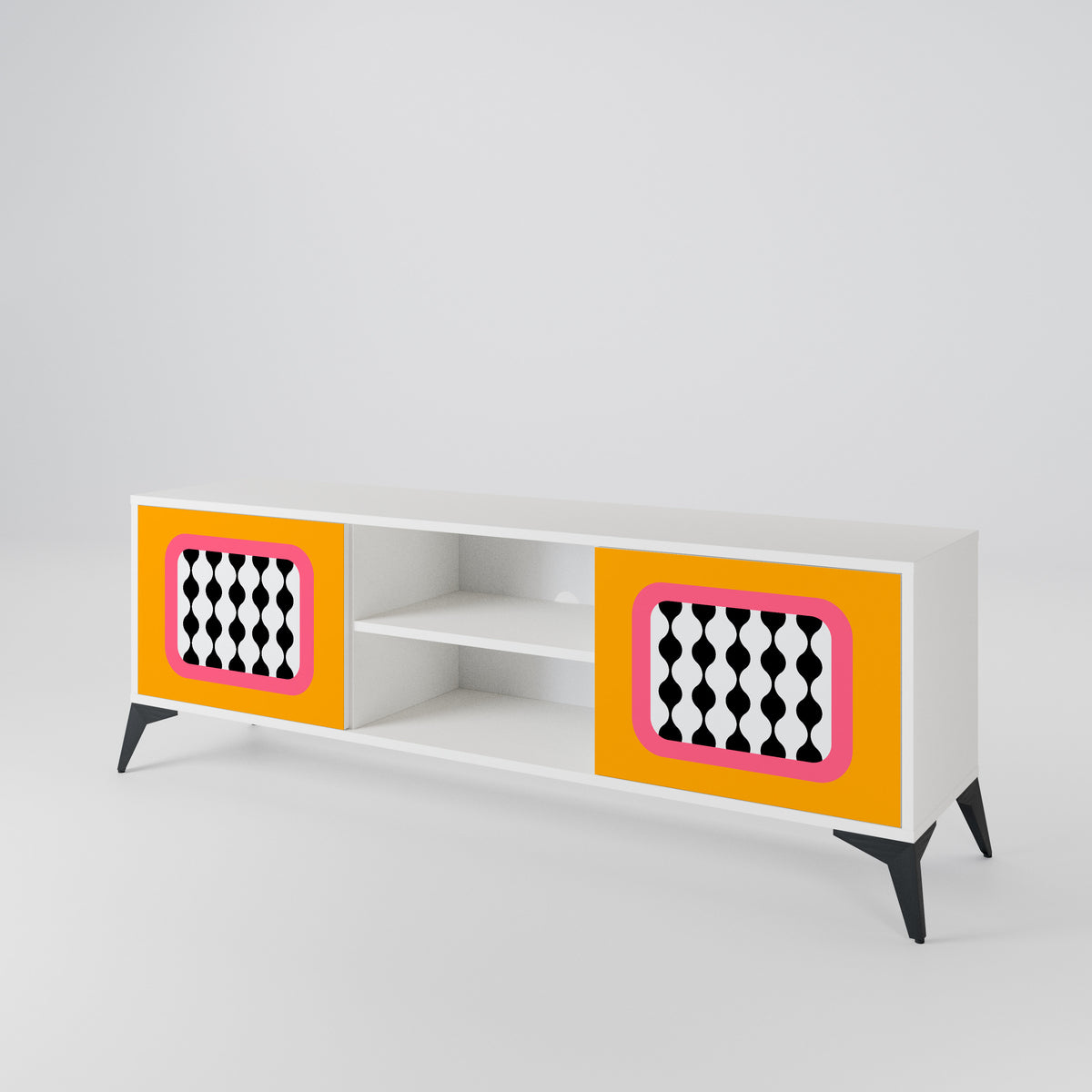 TEARS IN HEAVEN Mueble de TV de 2 Puertas
