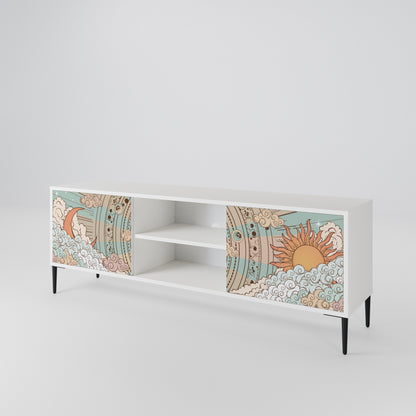 MYSTICAL STRUCTURE Mueble de TV de 2 Puertas
