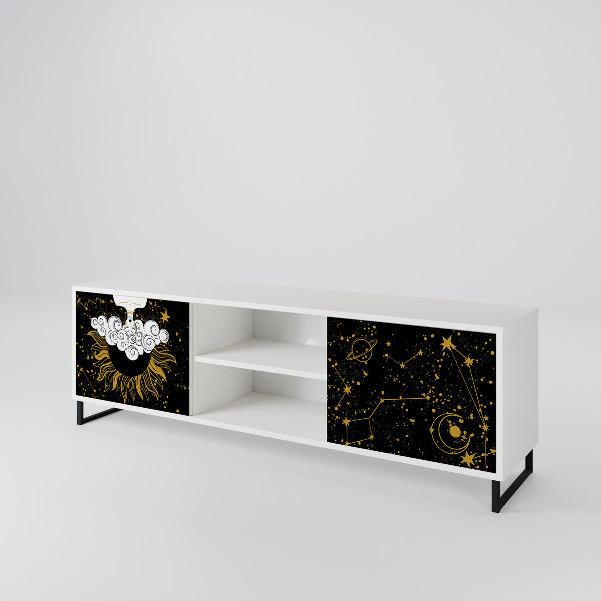 STELLAR CONSTELLATIONS Mueble de TV de 2 Puertas