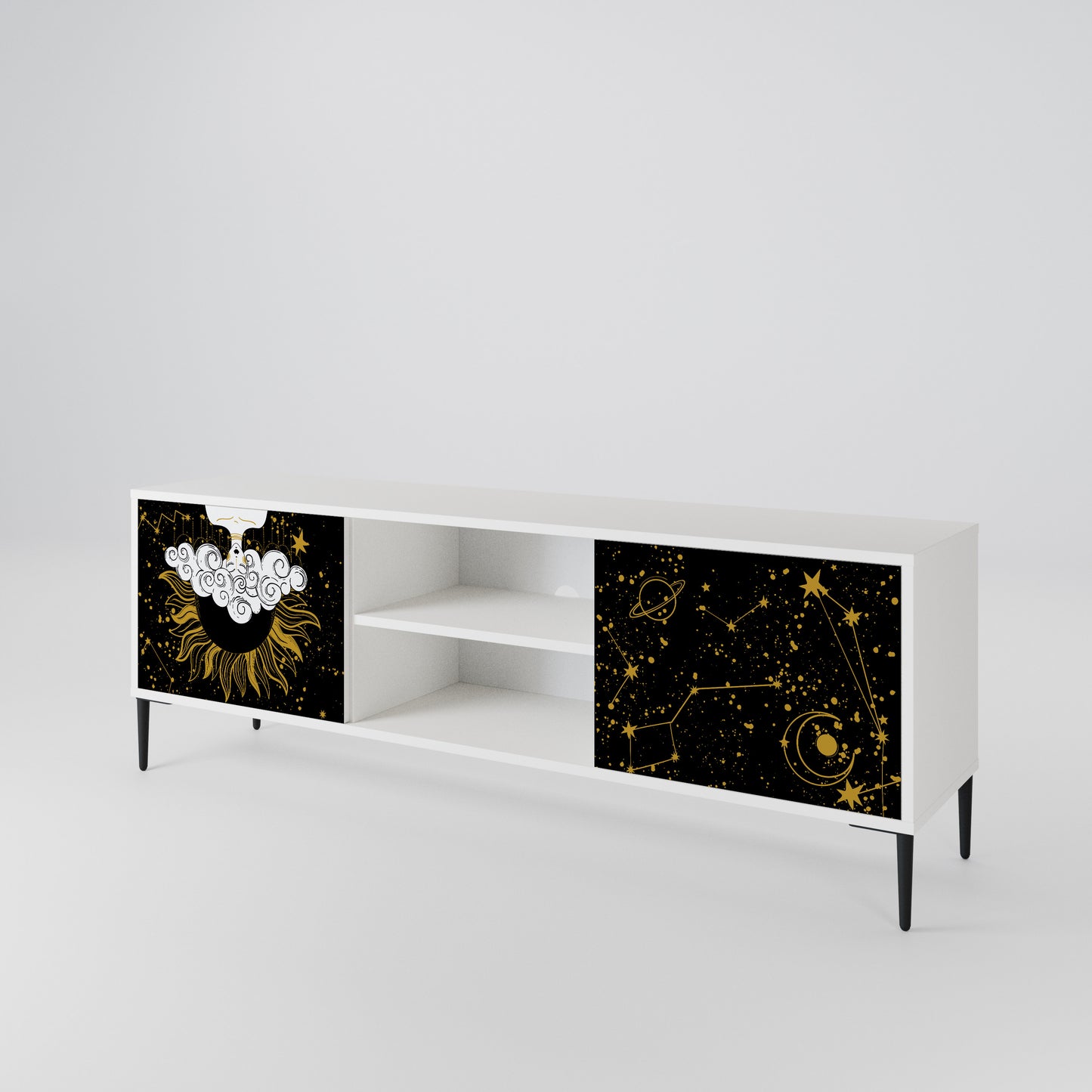 STELLAR CONSTELLATIONS Mueble de TV de 2 Puertas