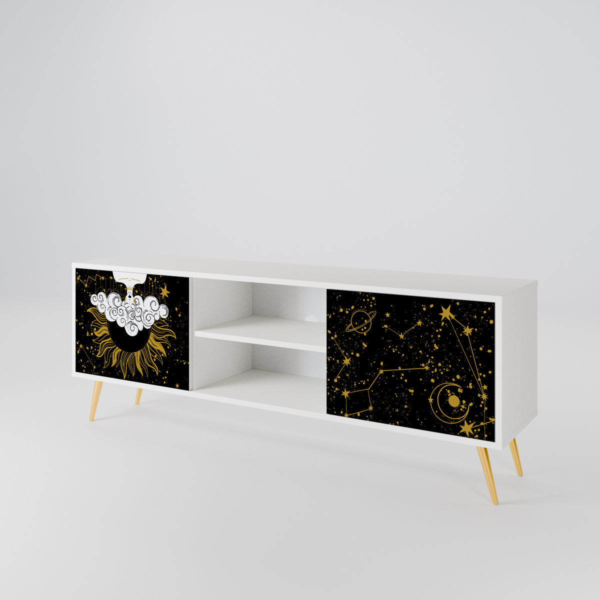 STELLAR CONSTELLATIONS Mueble de TV de 2 Puertas