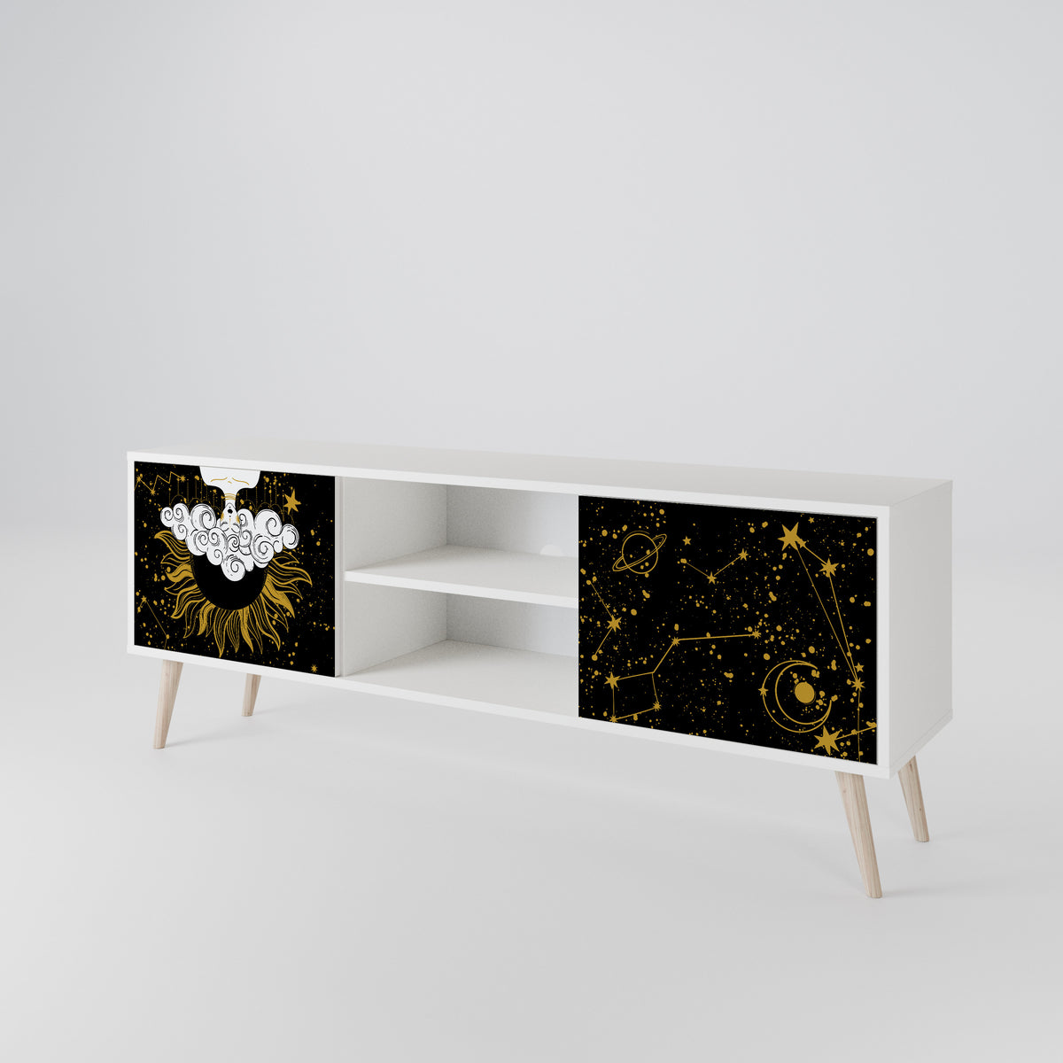 STELLAR CONSTELLATIONS Mueble de TV de 2 Puertas