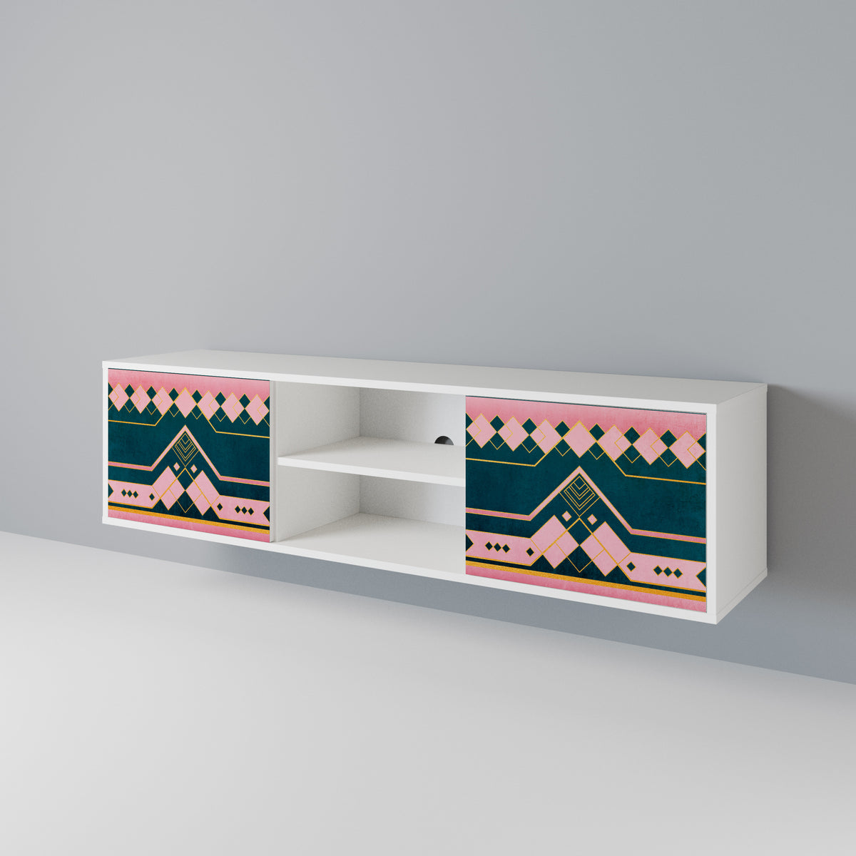 ROYAL COMPOSITION Mueble de TV de 2 Puertas