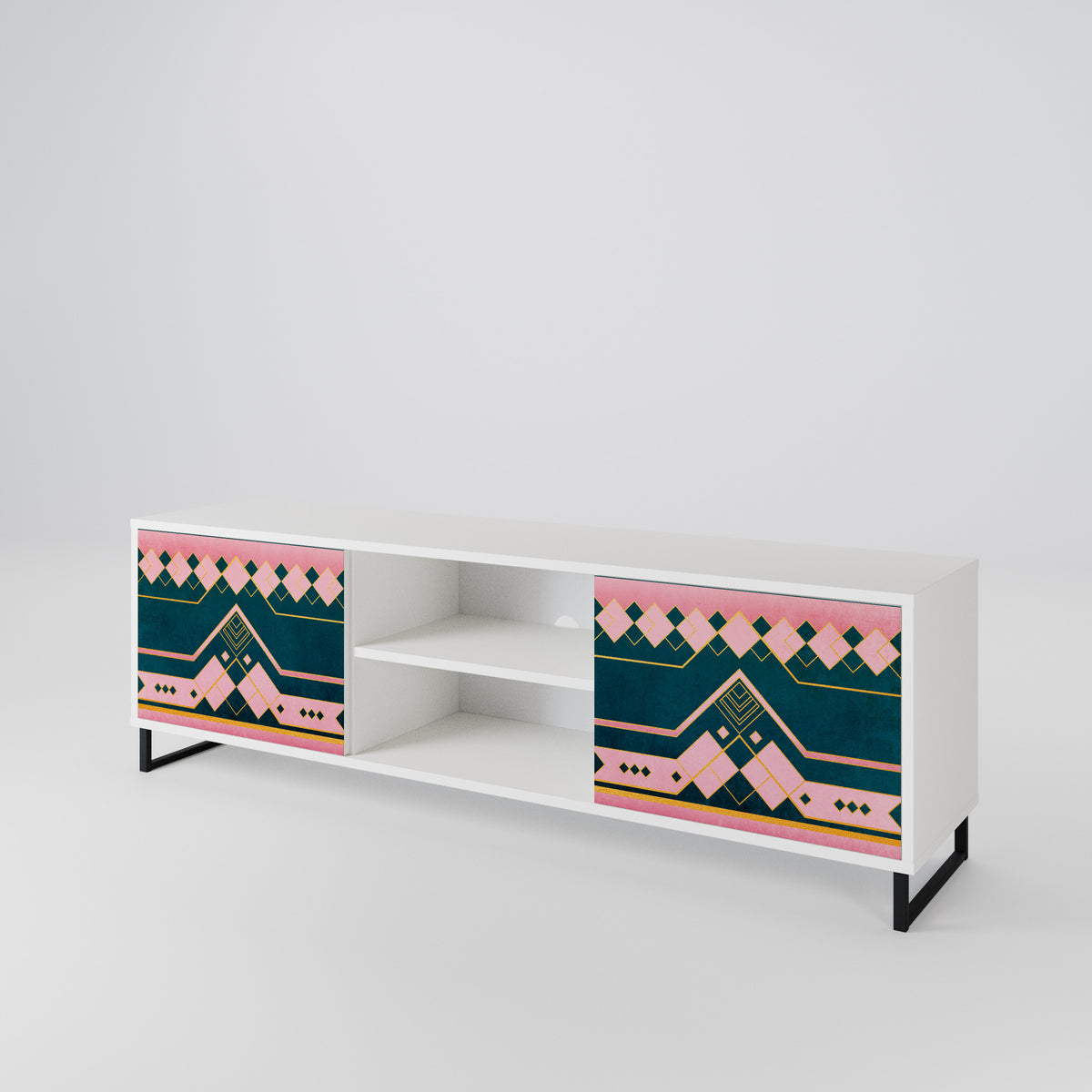 ROYAL COMPOSITION Mueble de TV de 2 Puertas