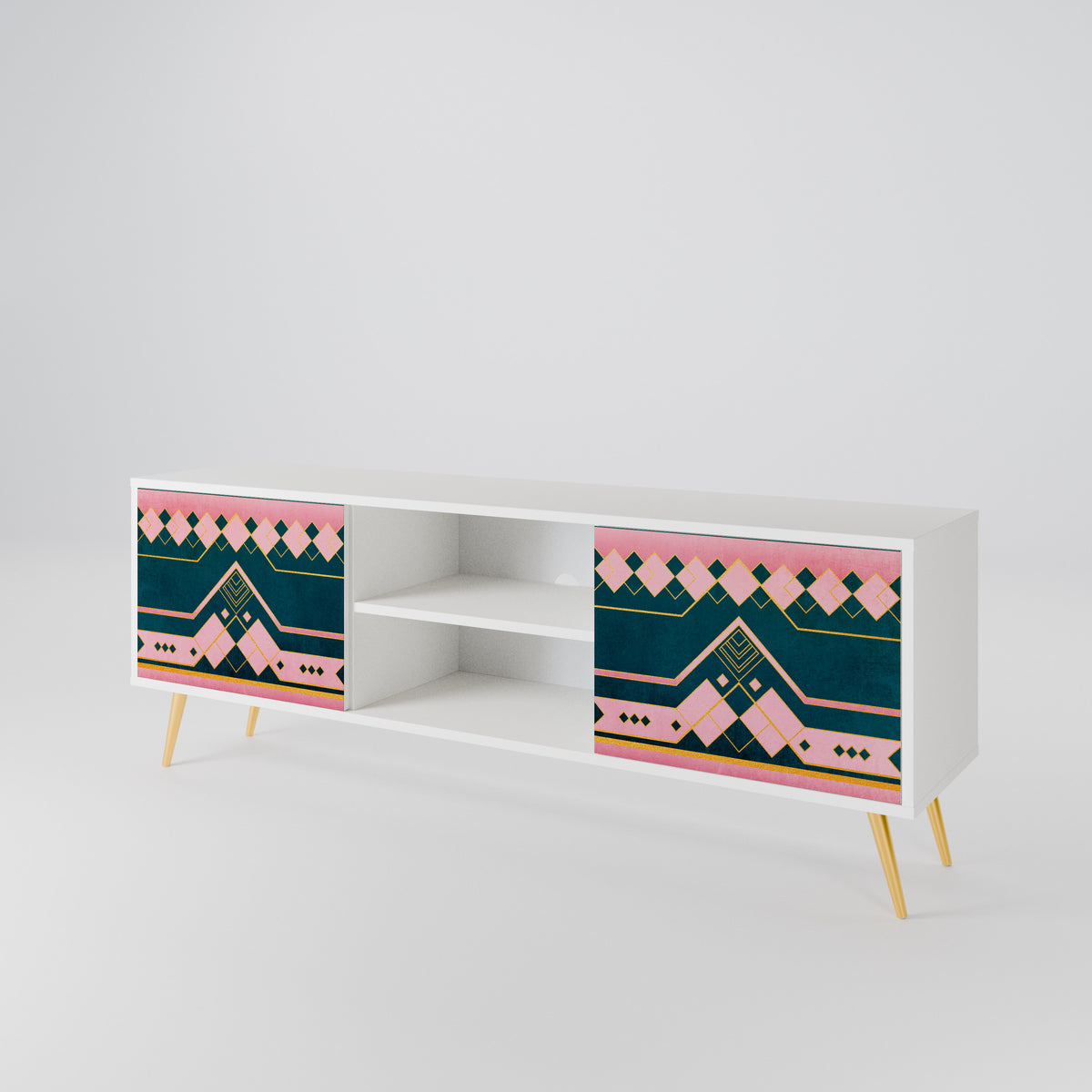 ROYAL COMPOSITION Mueble de TV de 2 Puertas