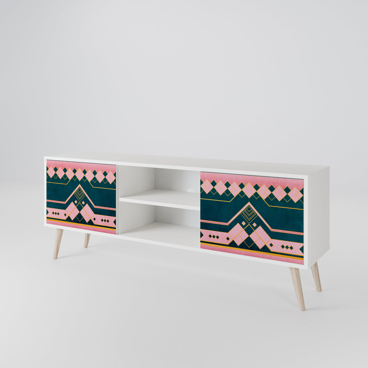 ROYAL COMPOSITION Mueble de TV de 2 Puertas