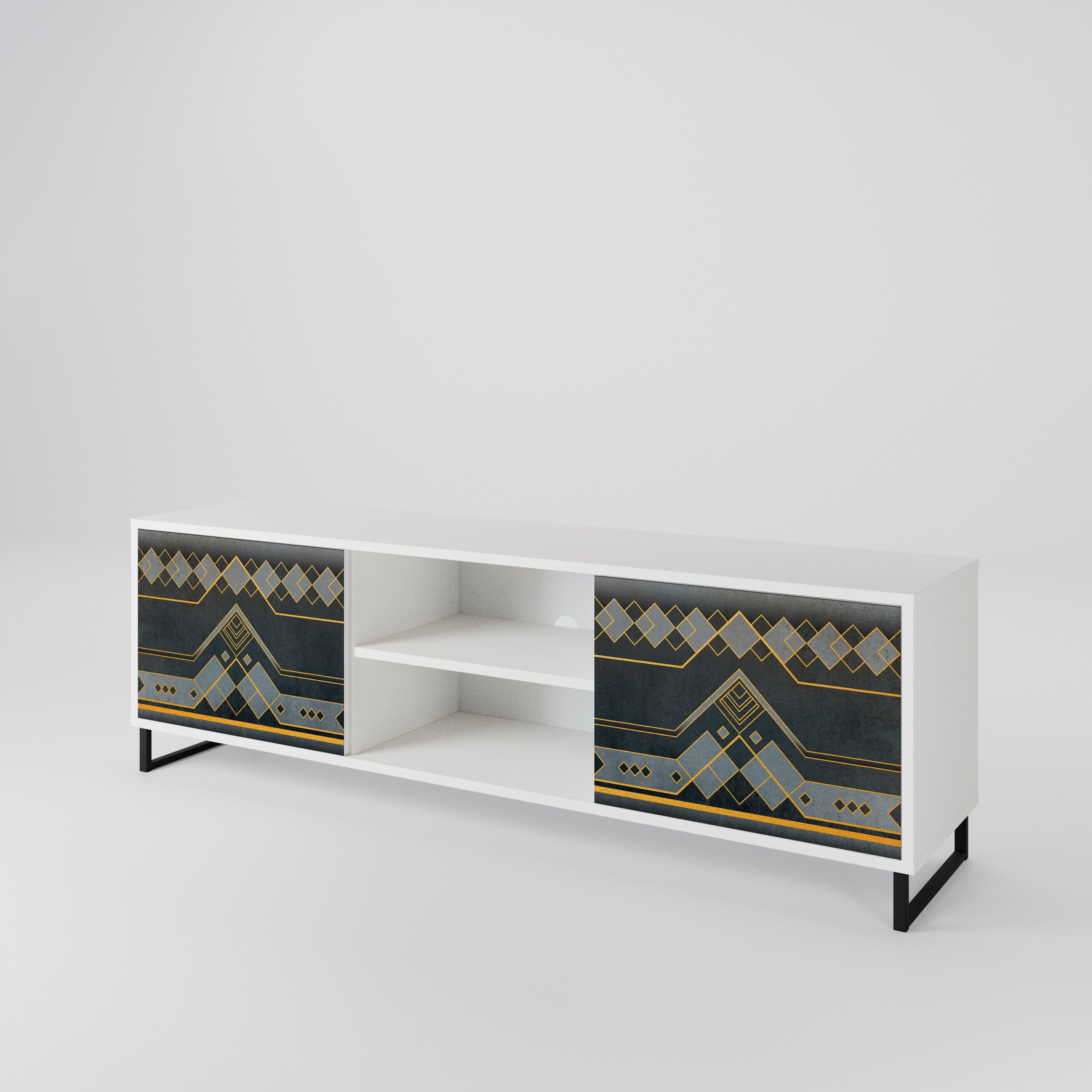 ROYAL ORDINARINESS Mueble de TV de 2 Puertas