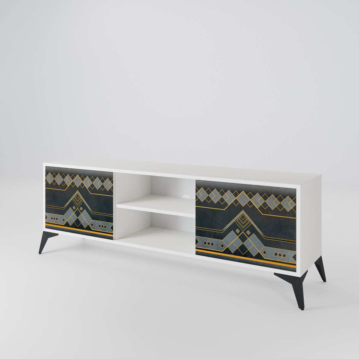 ROYAL ORDINARINESS Mueble de TV de 2 Puertas