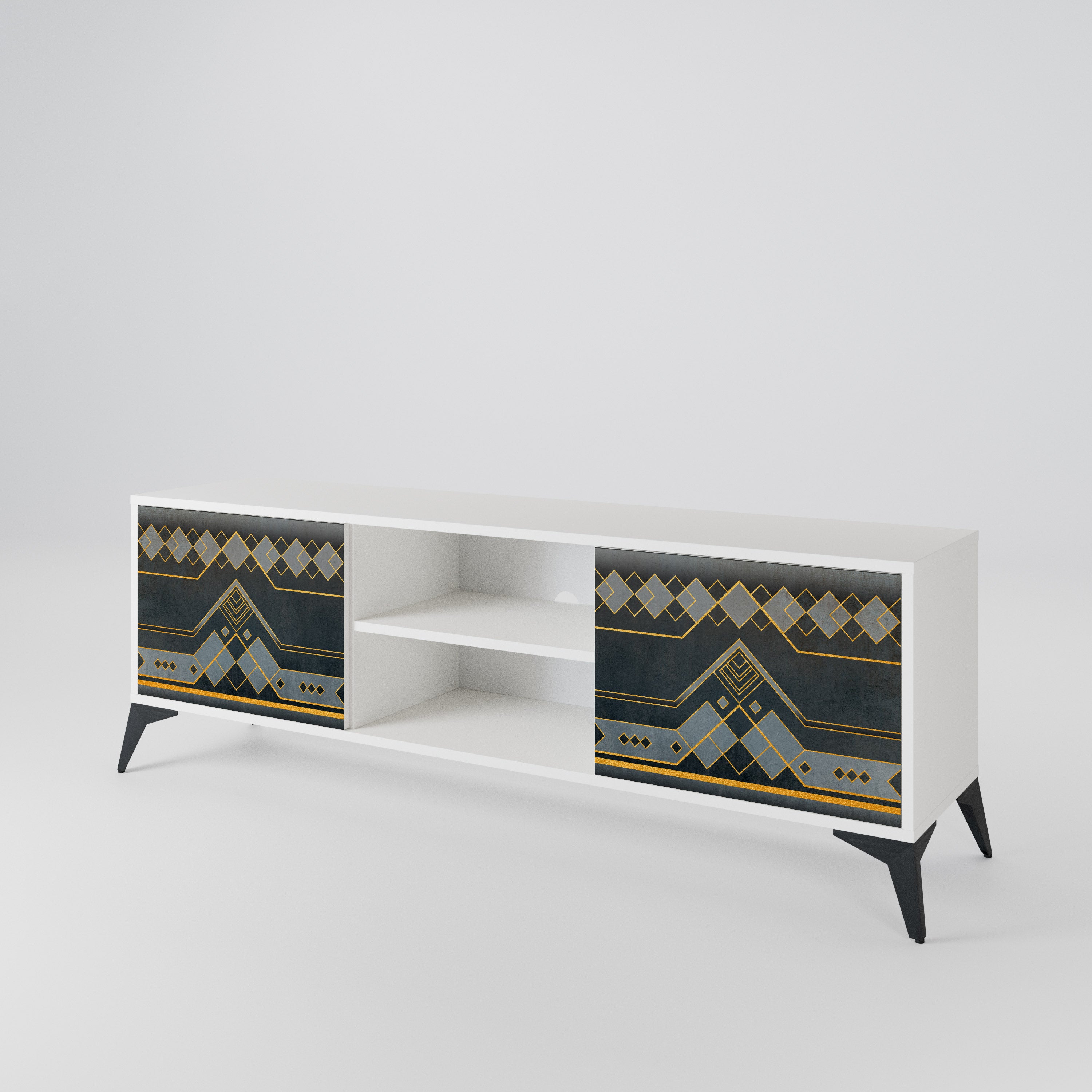 ROYAL ORDINARINESS Mueble de TV de 2 Puertas