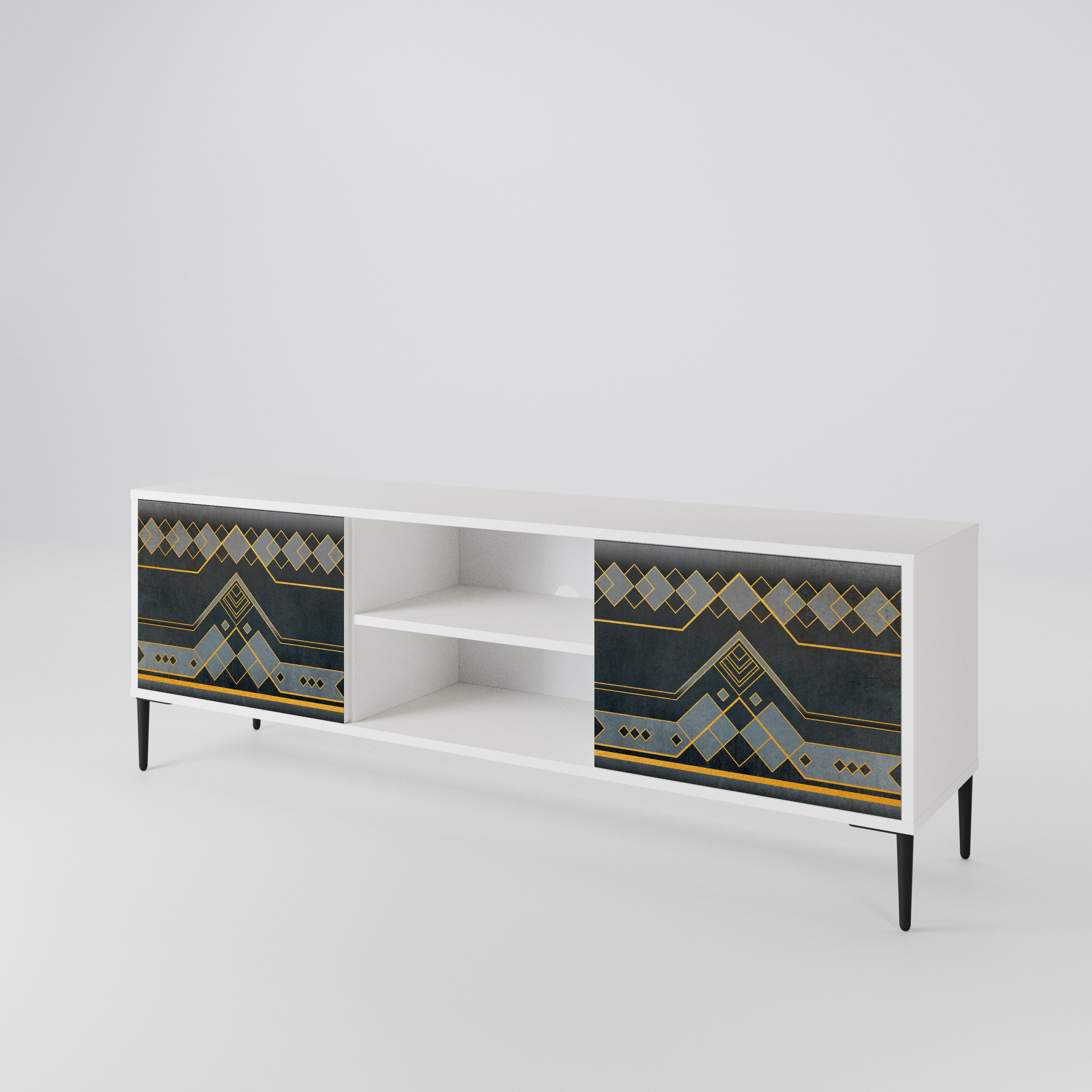 ROYAL ORDINARINESS Mueble de TV de 2 Puertas