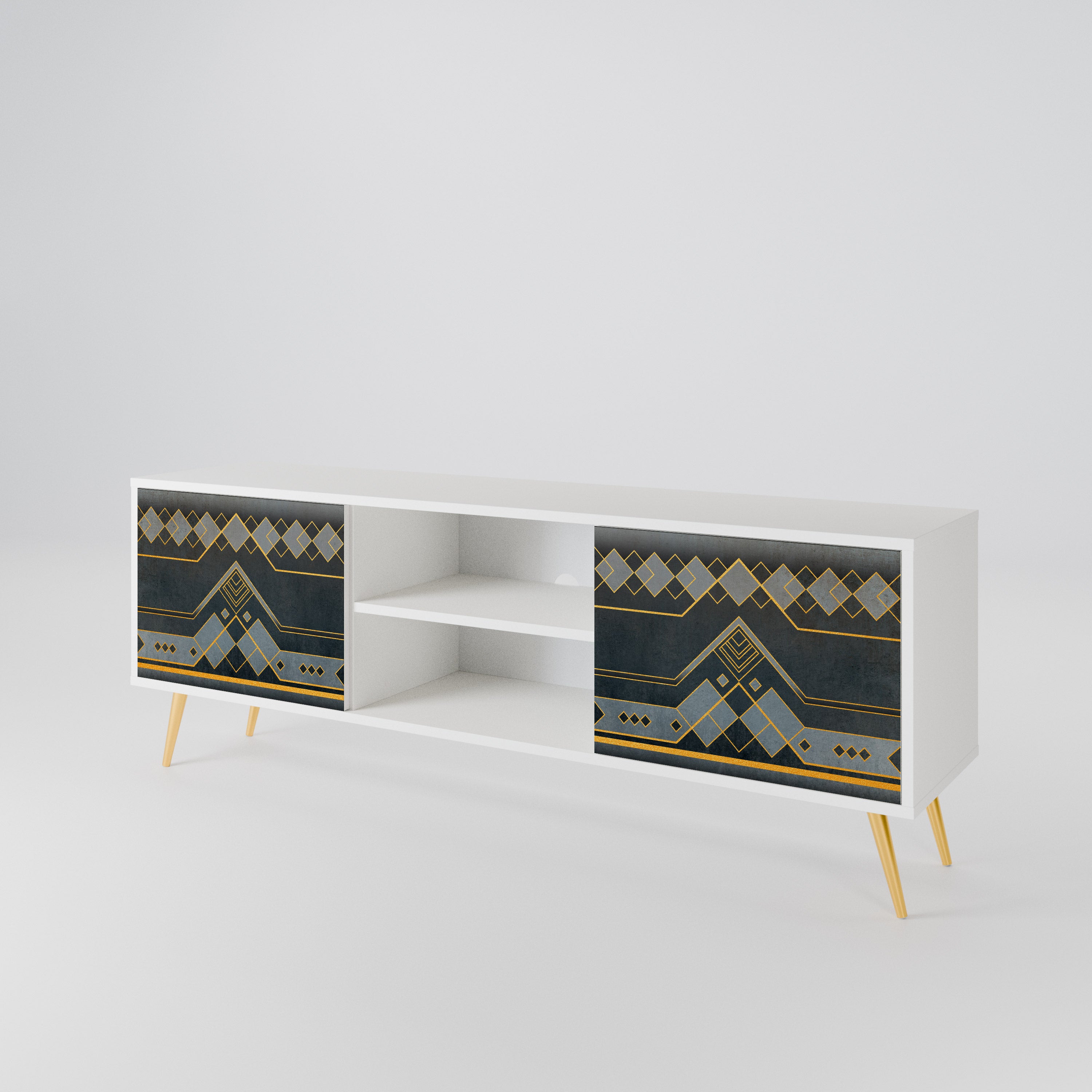 ROYAL ORDINARINESS Mueble de TV de 2 Puertas