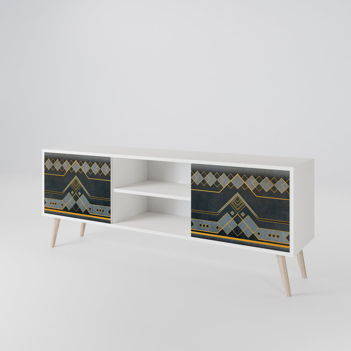ROYAL ORDINARINESS Mueble de TV de 2 Puertas