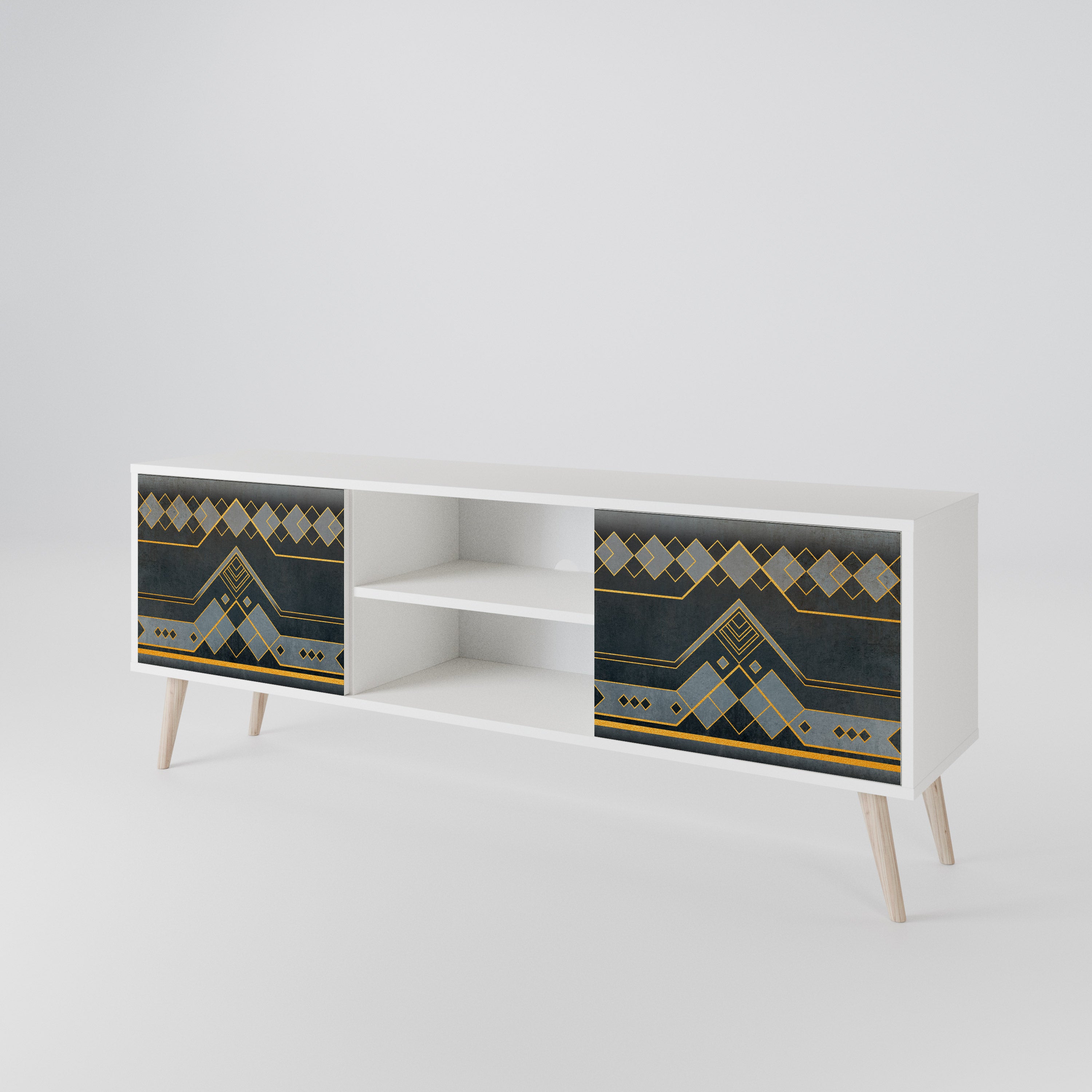 ROYAL ORDINARINESS Mueble de TV de 2 Puertas