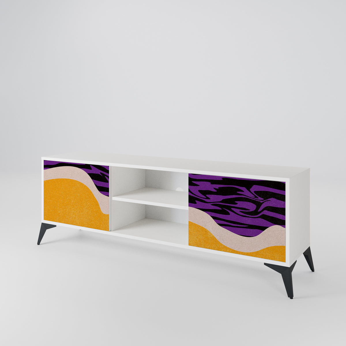 INDEPENDENT BORDER 2-Door TV Cabinet