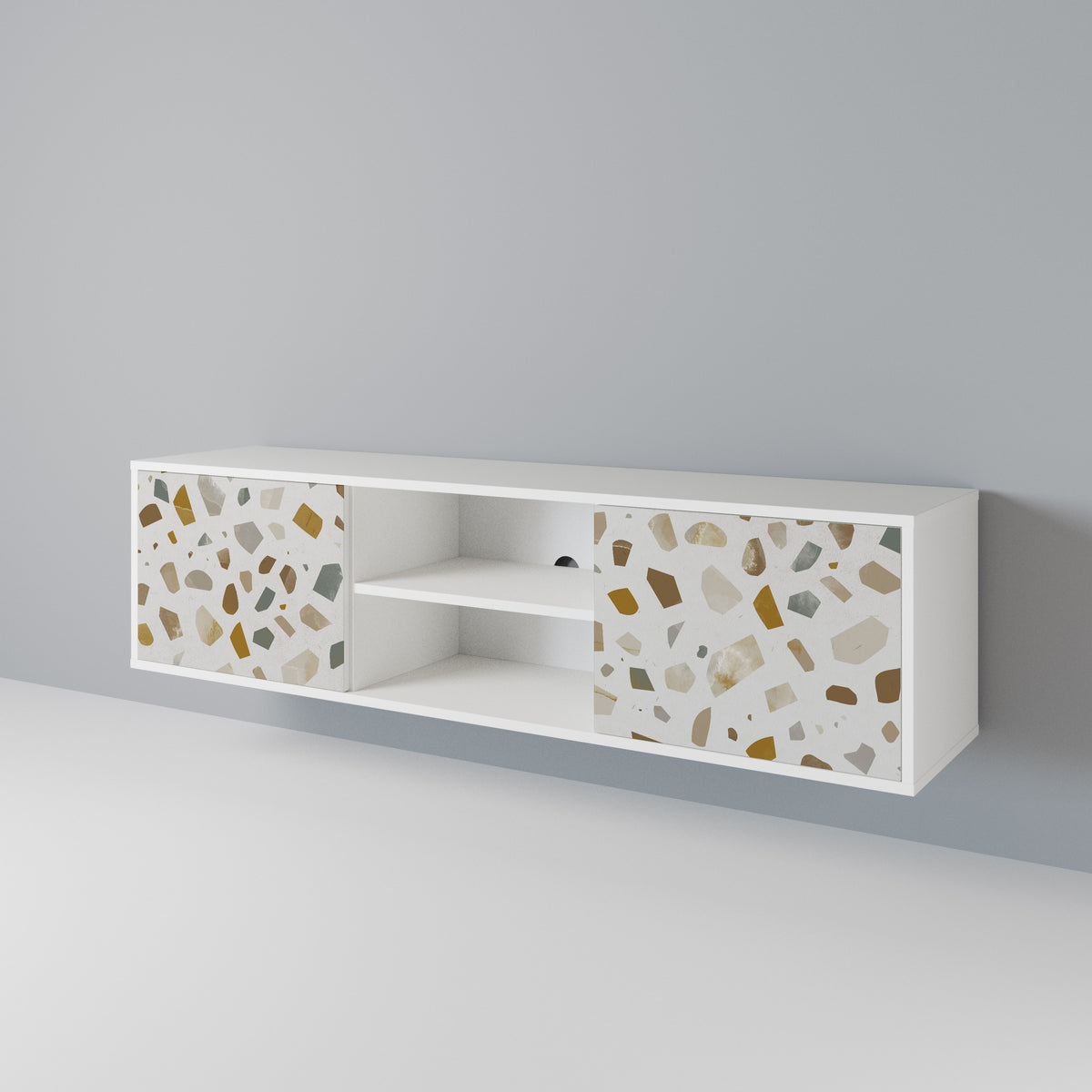 PIECES OF TOMORROW Mueble de TV de 2 Puertas