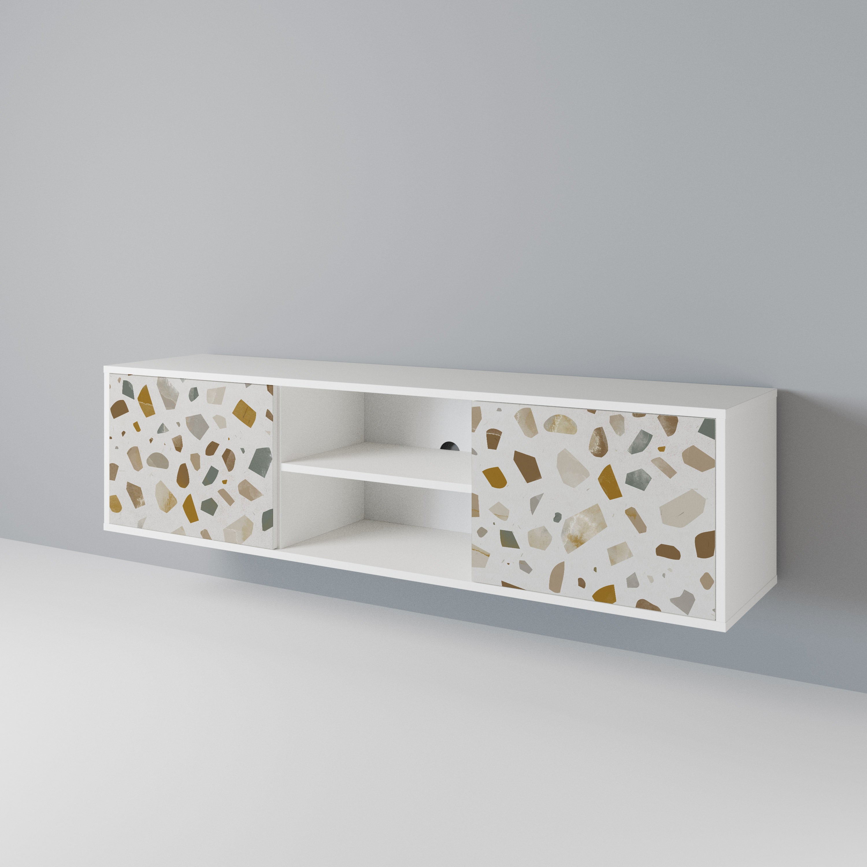 PIECES OF TOMORROW Mueble de TV de 2 Puertas