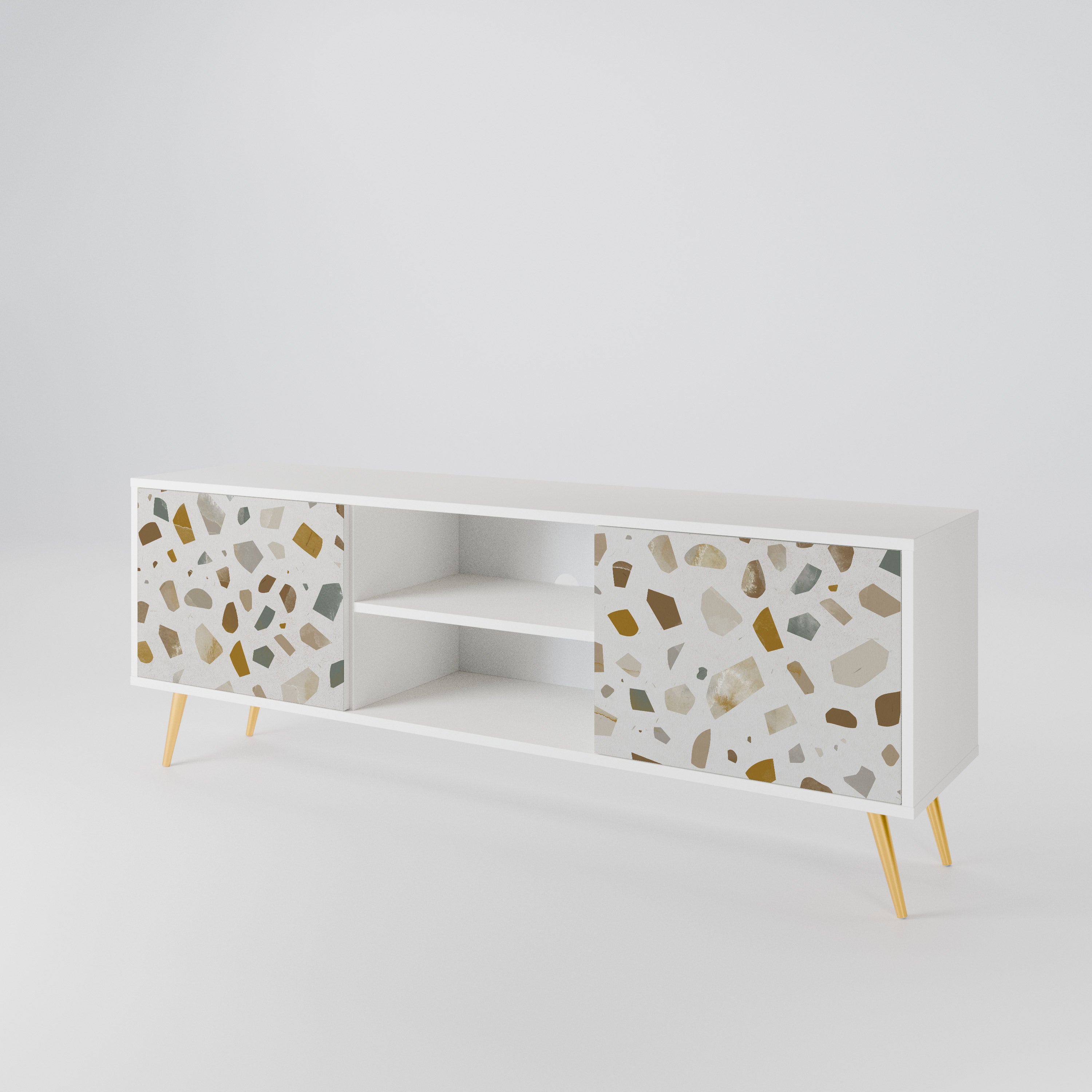 PIECES OF TOMORROW Mueble de TV de 2 Puertas