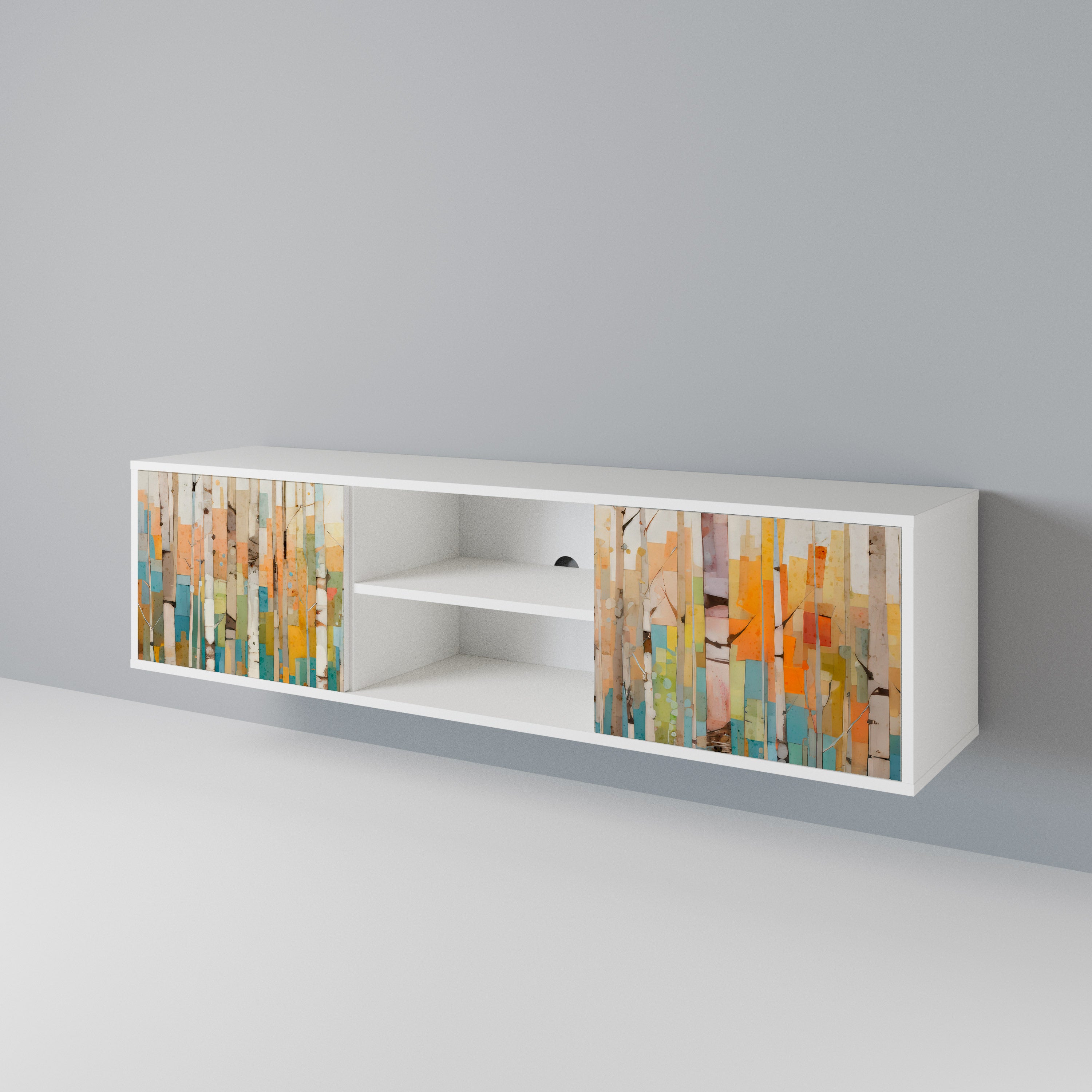 BIRCH KALEIDOSCOPE Mueble de TV de 2 Puertas