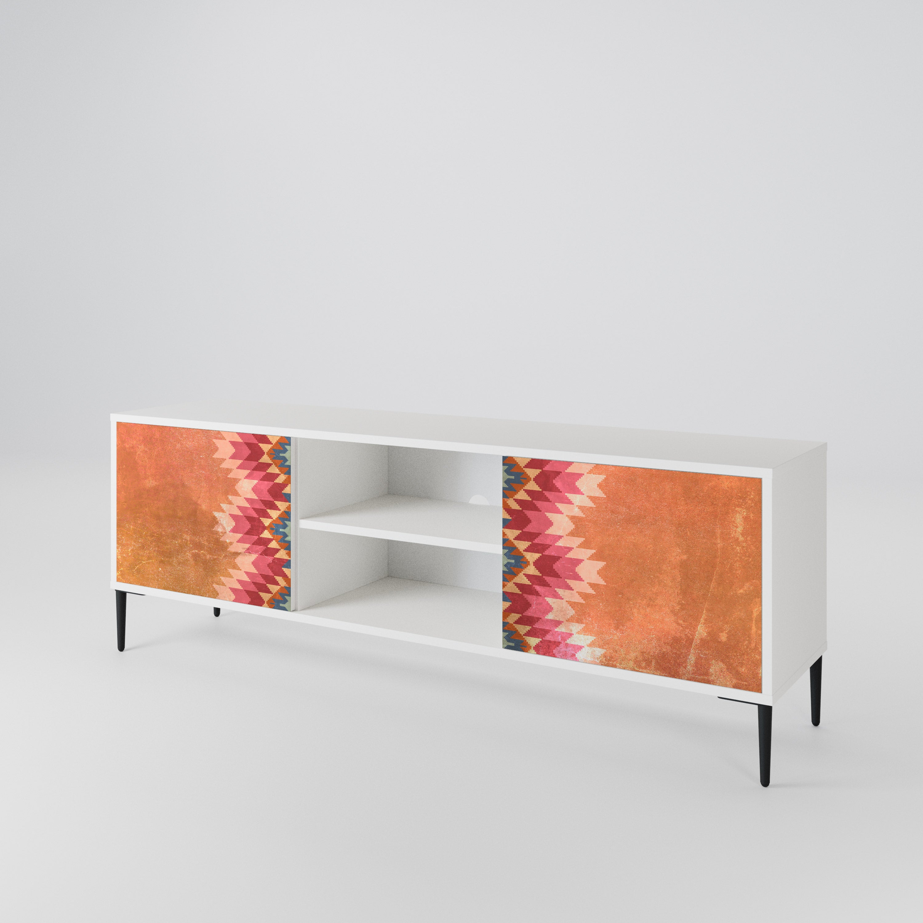INDIAN FOLK Mueble de TV de 2 Puertas