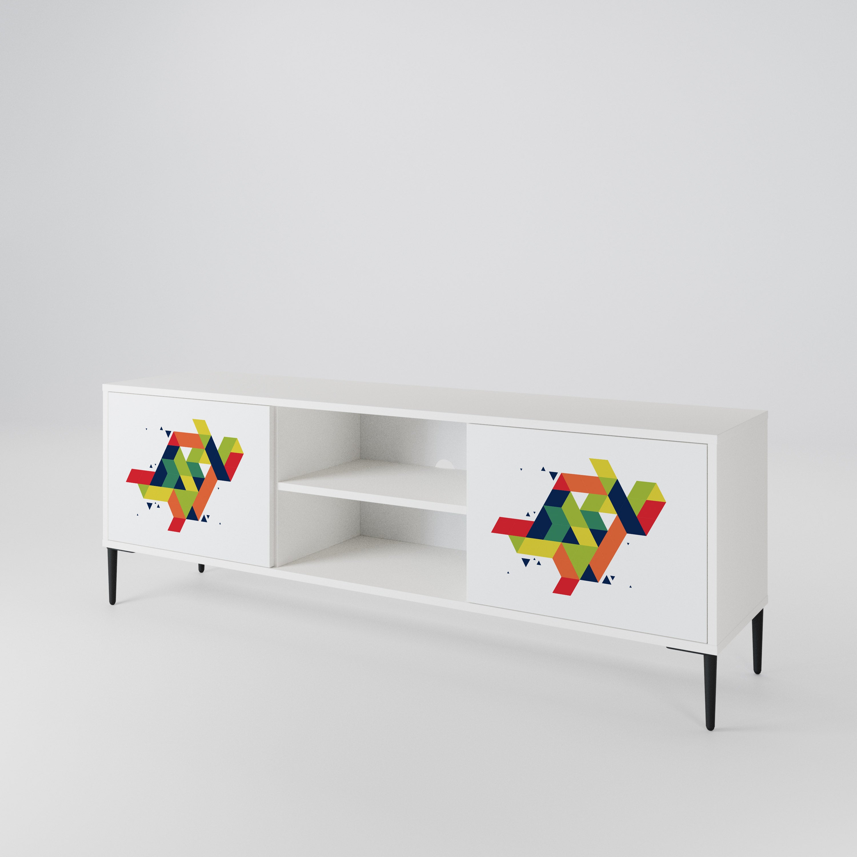 FUTURE SIGN Mueble de TV de 2 Puertas