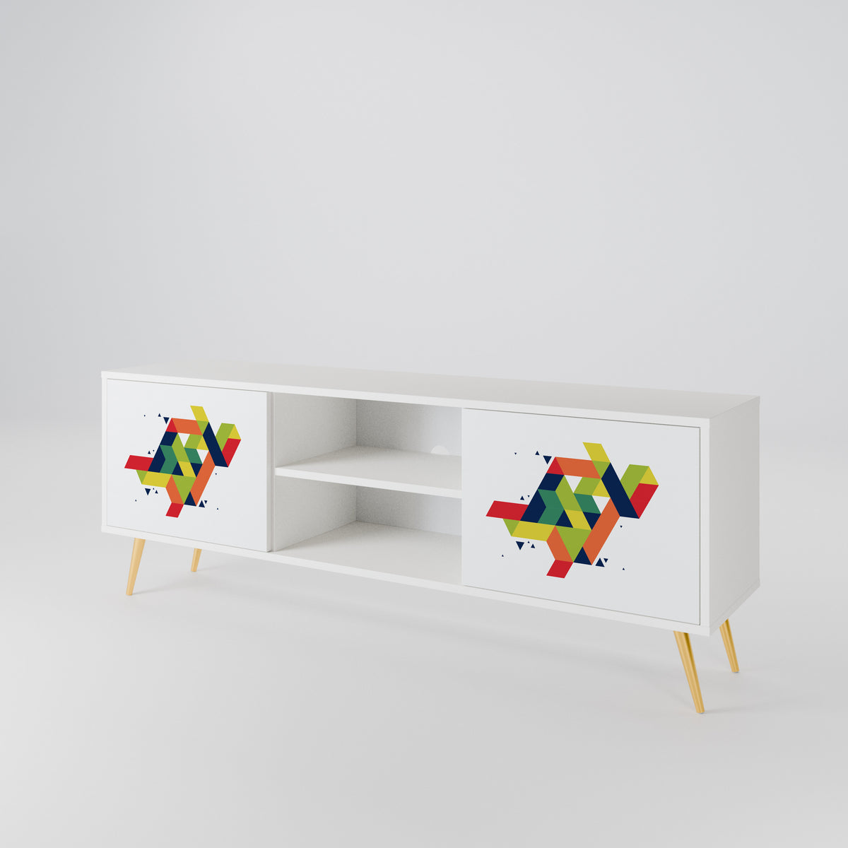 FUTURE SIGN Mueble de TV de 2 Puertas