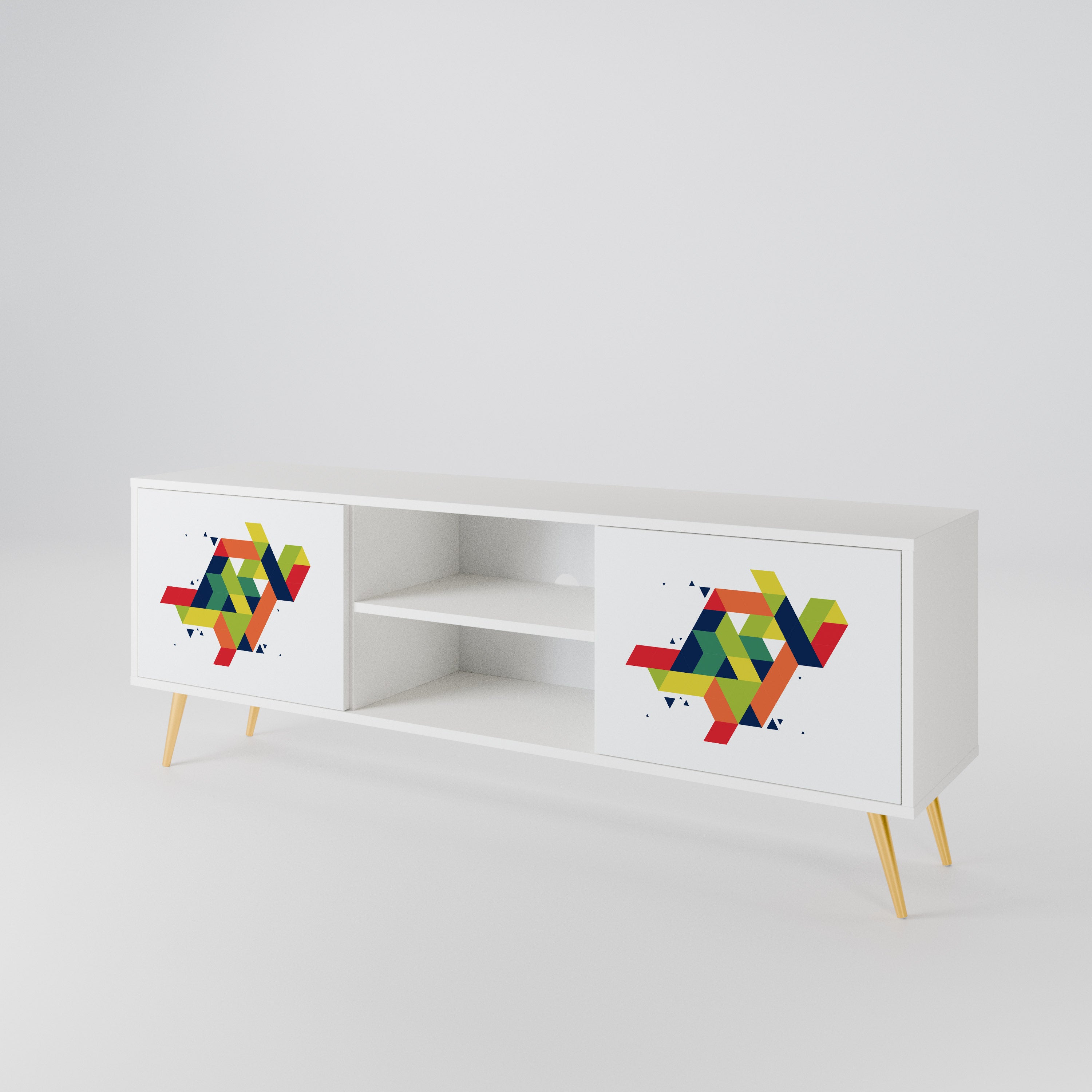 FUTURE SIGN Mueble de TV de 2 Puertas