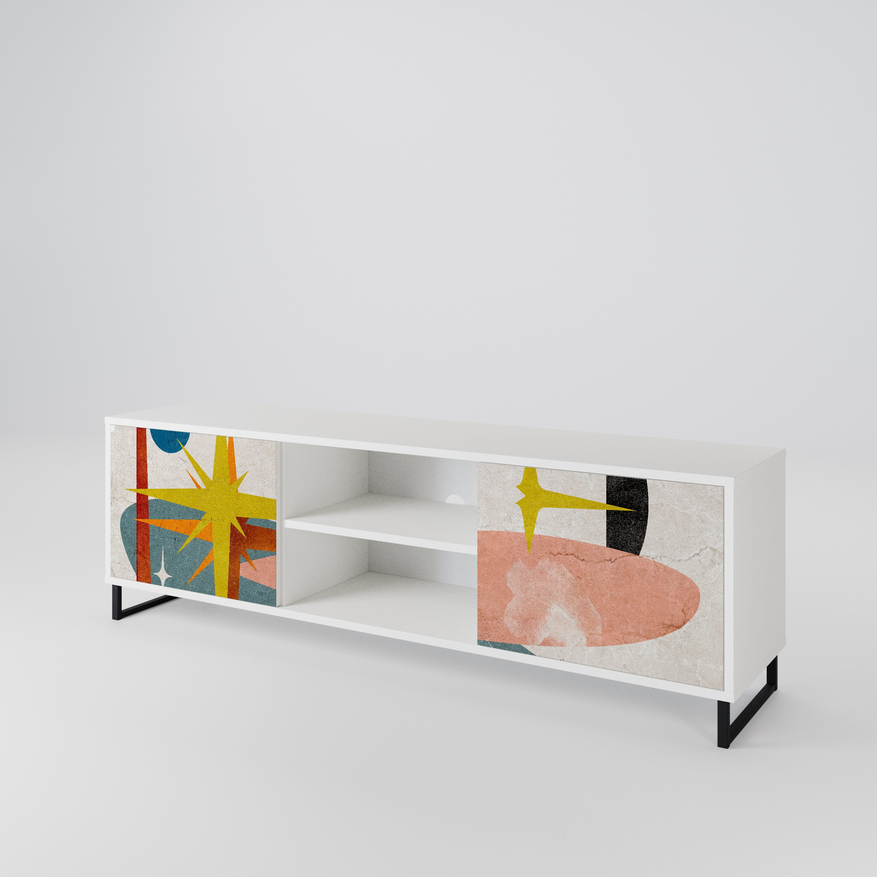 INTERSTELLAR VIBES Mueble de TV de 2 Puertas