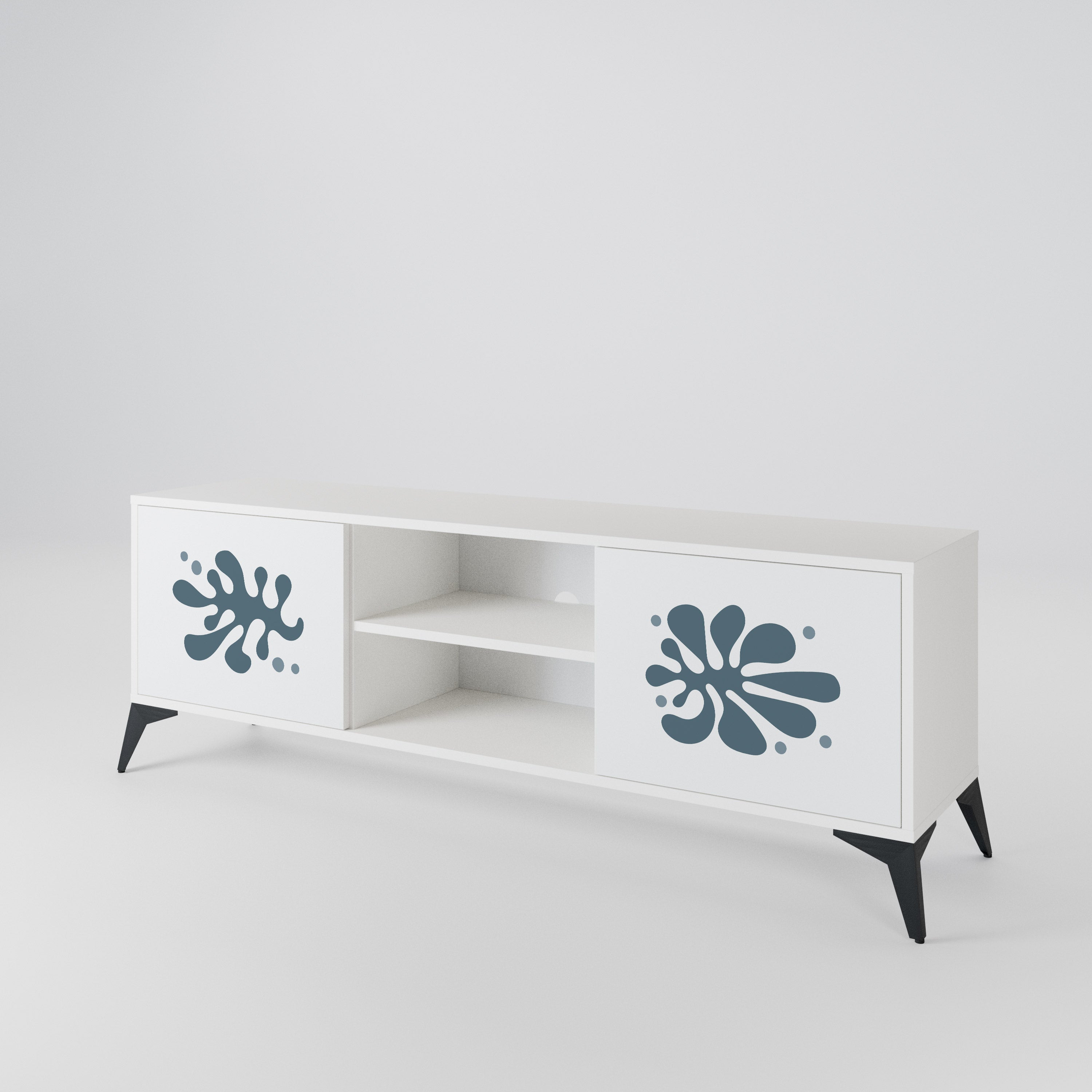 WONDERLAND VEGETATION Mueble de TV de 2 Puertas