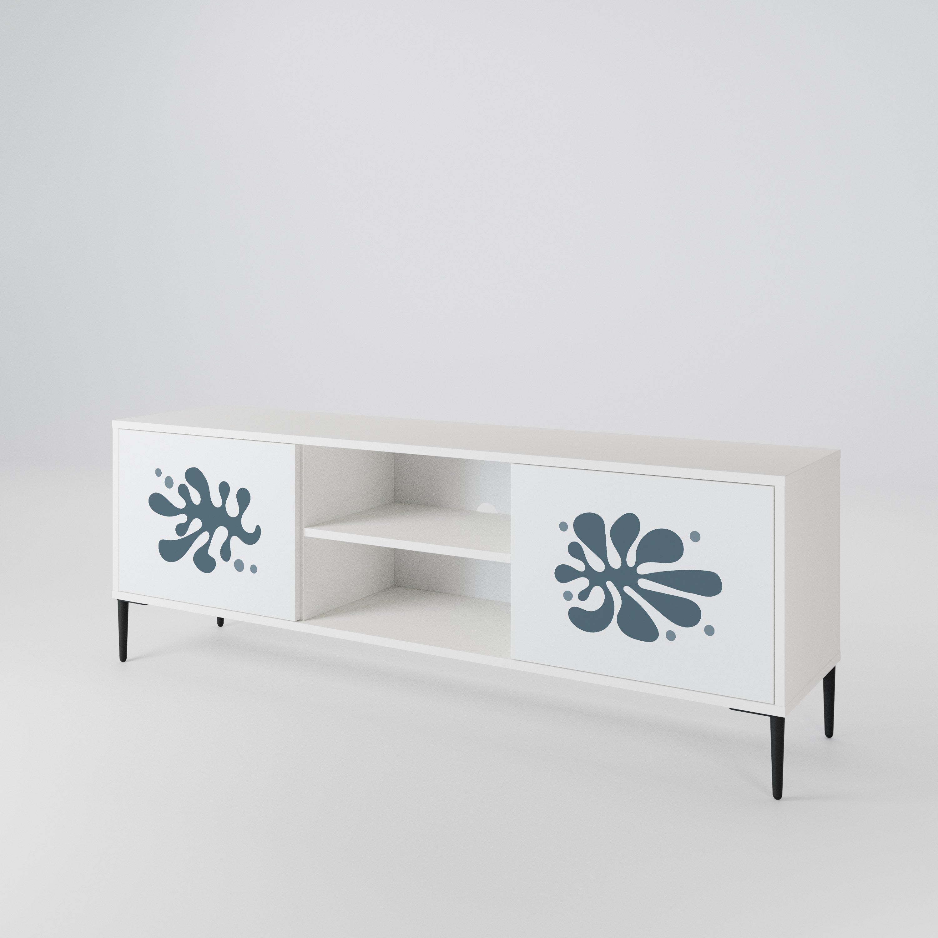 WONDERLAND VEGETATION Mueble de TV de 2 Puertas