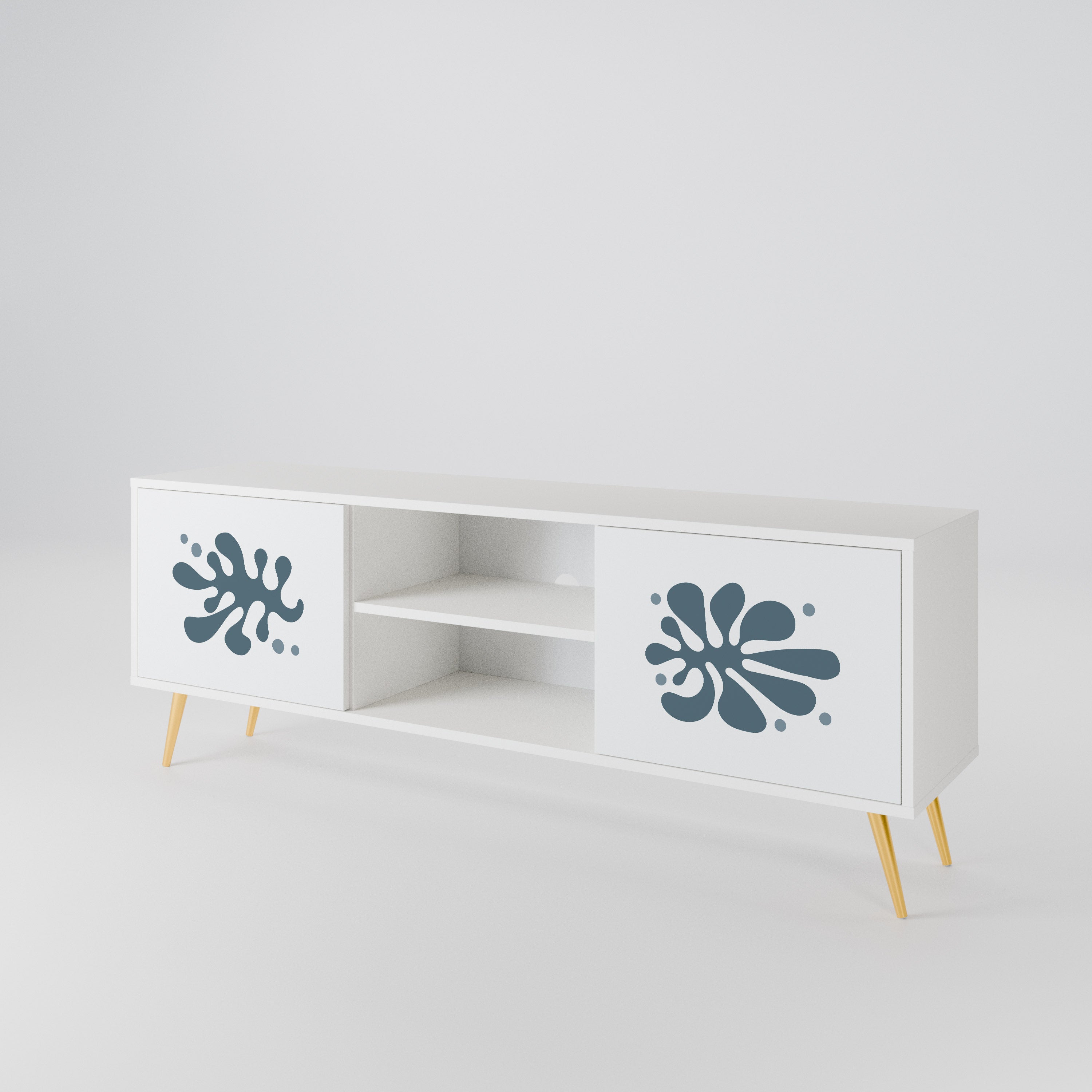 WONDERLAND VEGETATION Mueble de TV de 2 Puertas