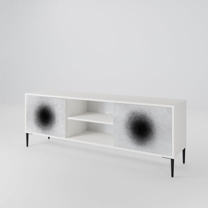 BLACK HOLE Mueble de TV de 2 Puertas