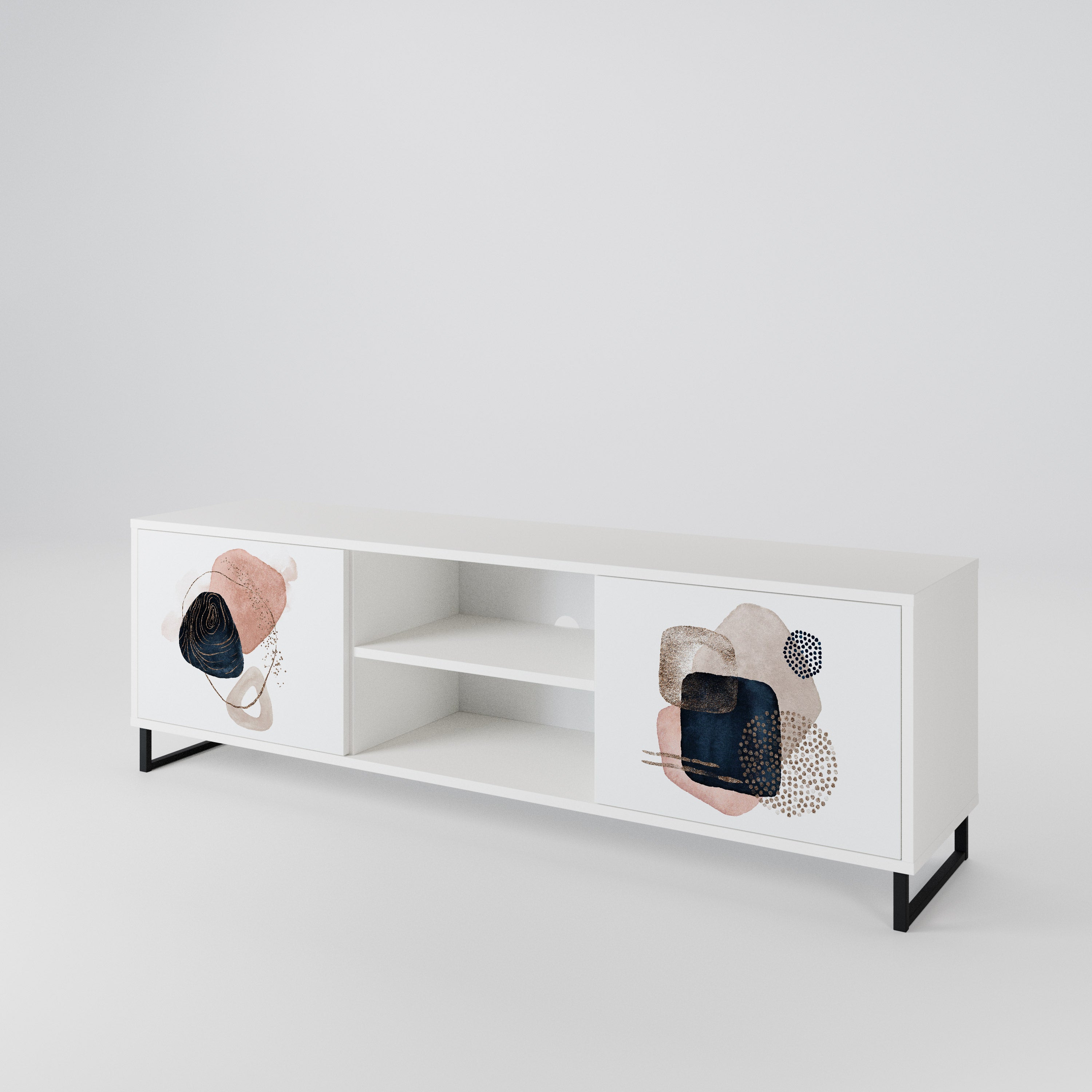COLORFUL SHAPES Mueble de TV de 2 Puertas