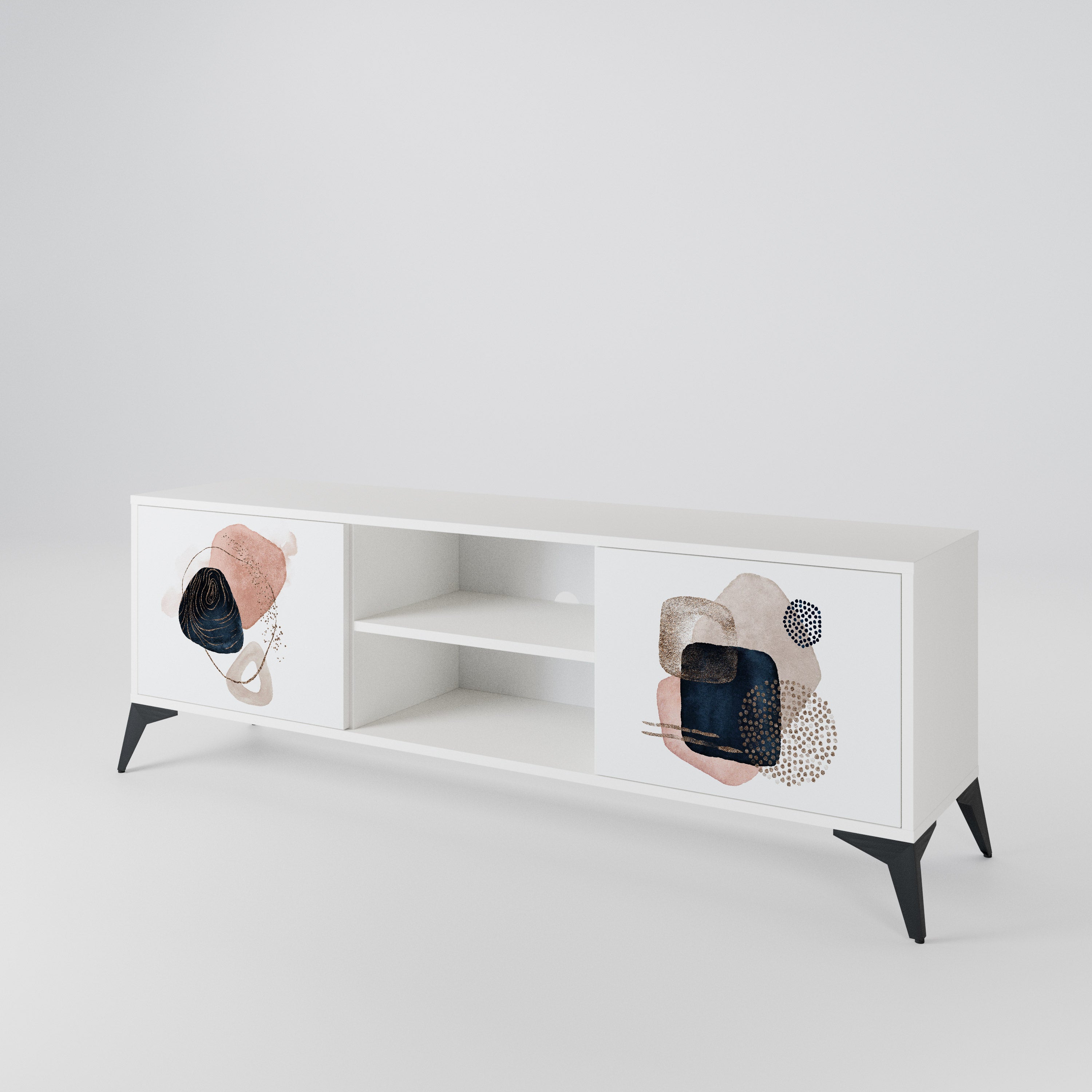 COLORFUL SHAPES Mueble de TV de 2 Puertas