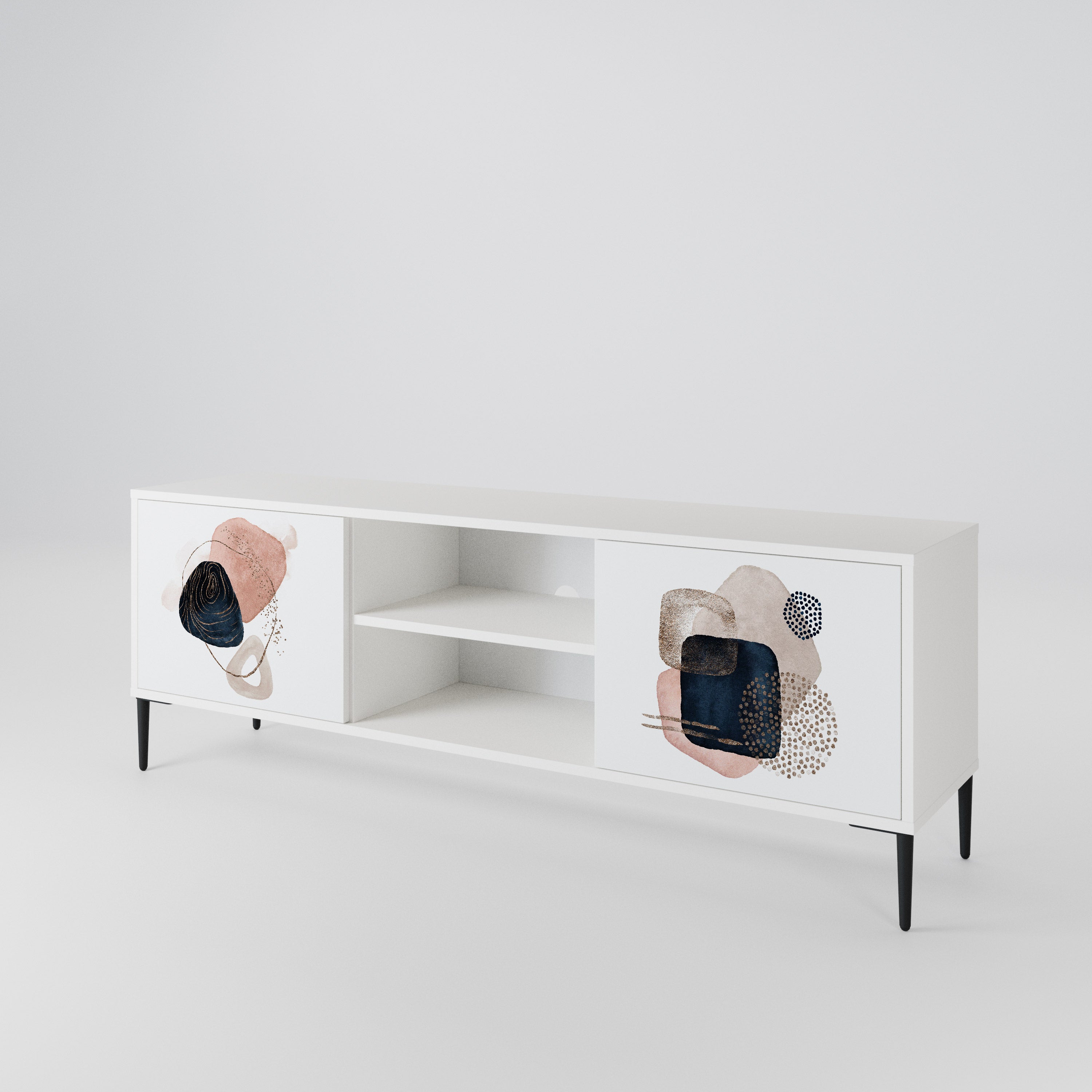 COLORFUL SHAPES Mueble de TV de 2 Puertas