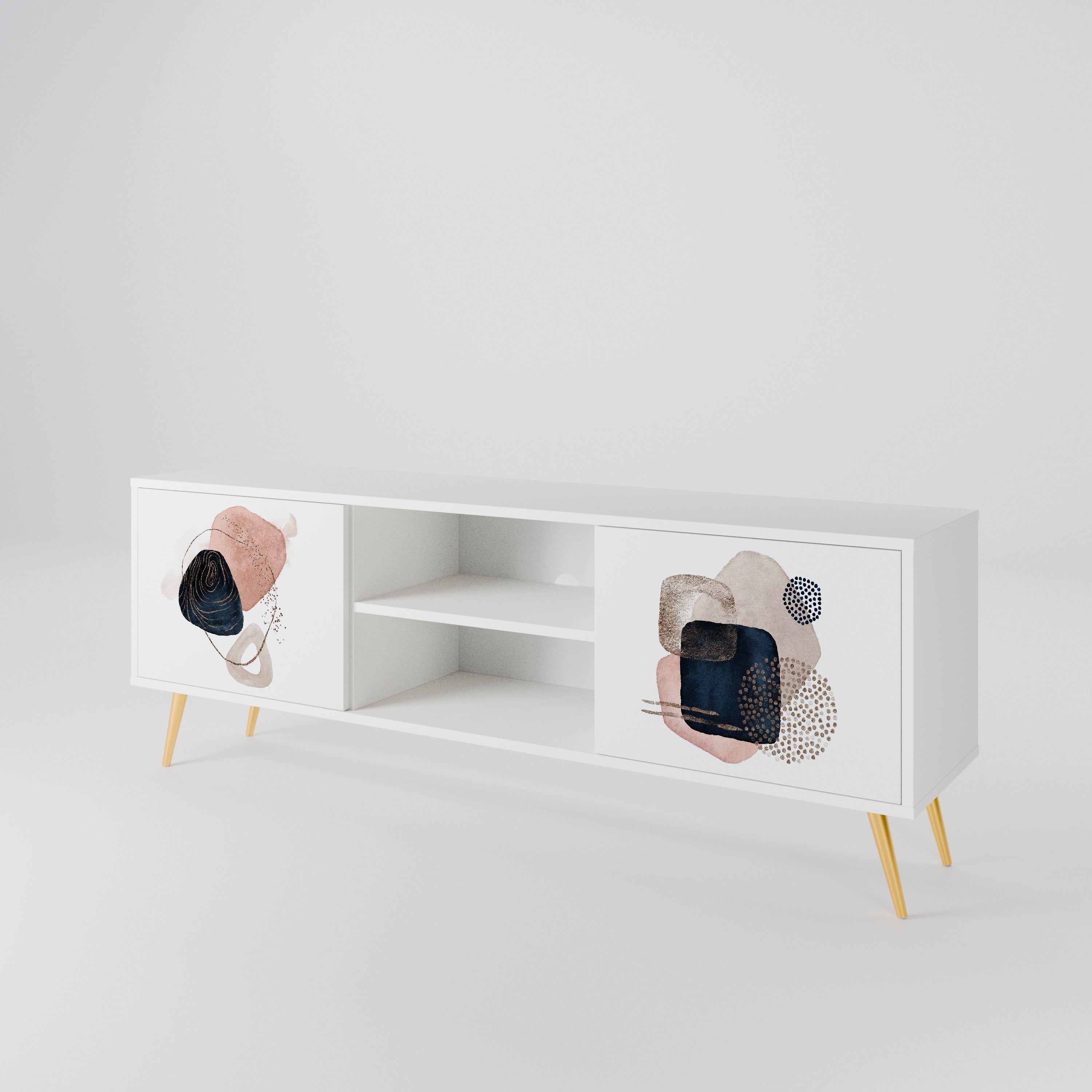 COLORFUL SHAPES Mueble de TV de 2 Puertas