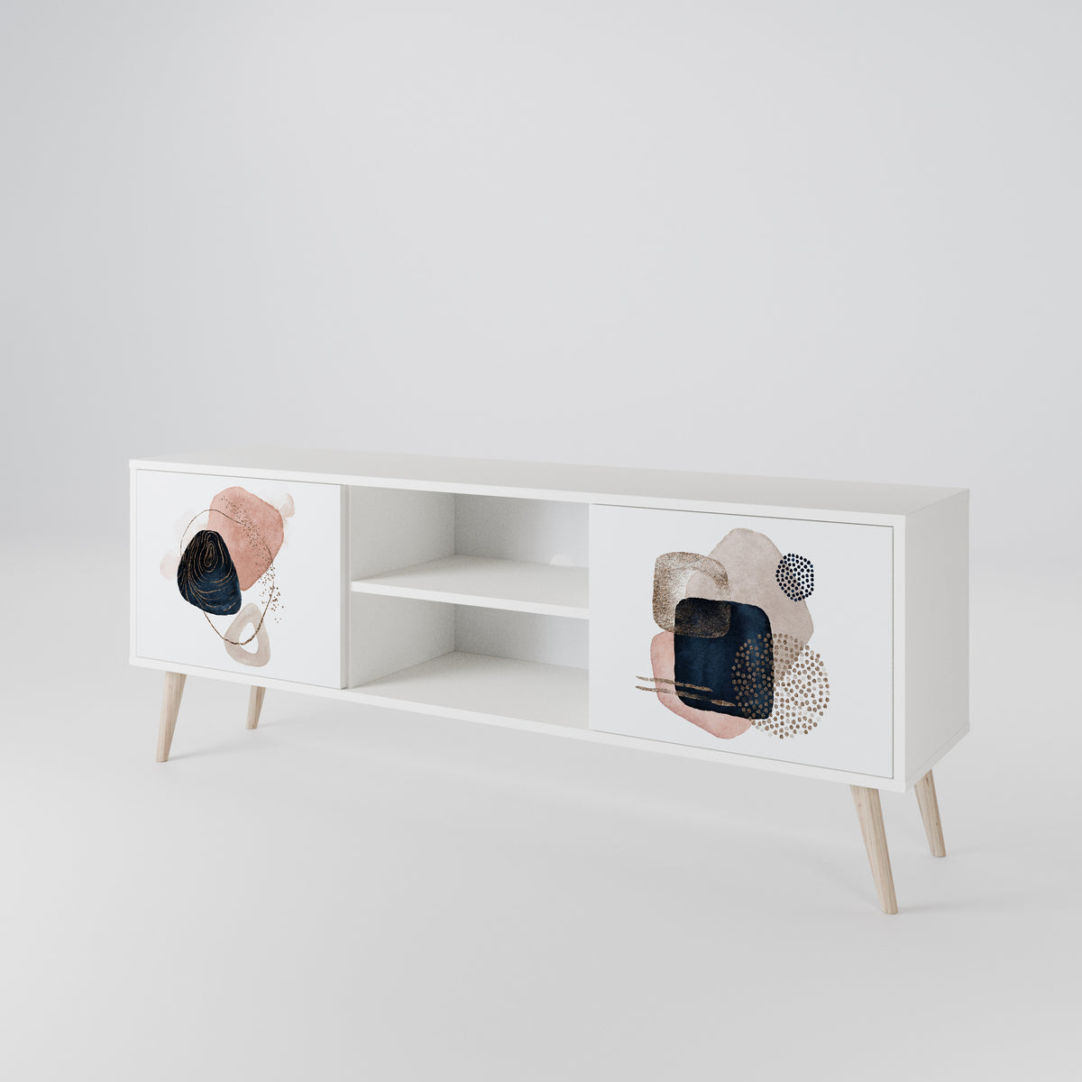 COLORFUL SHAPES Mueble de TV de 2 Puertas