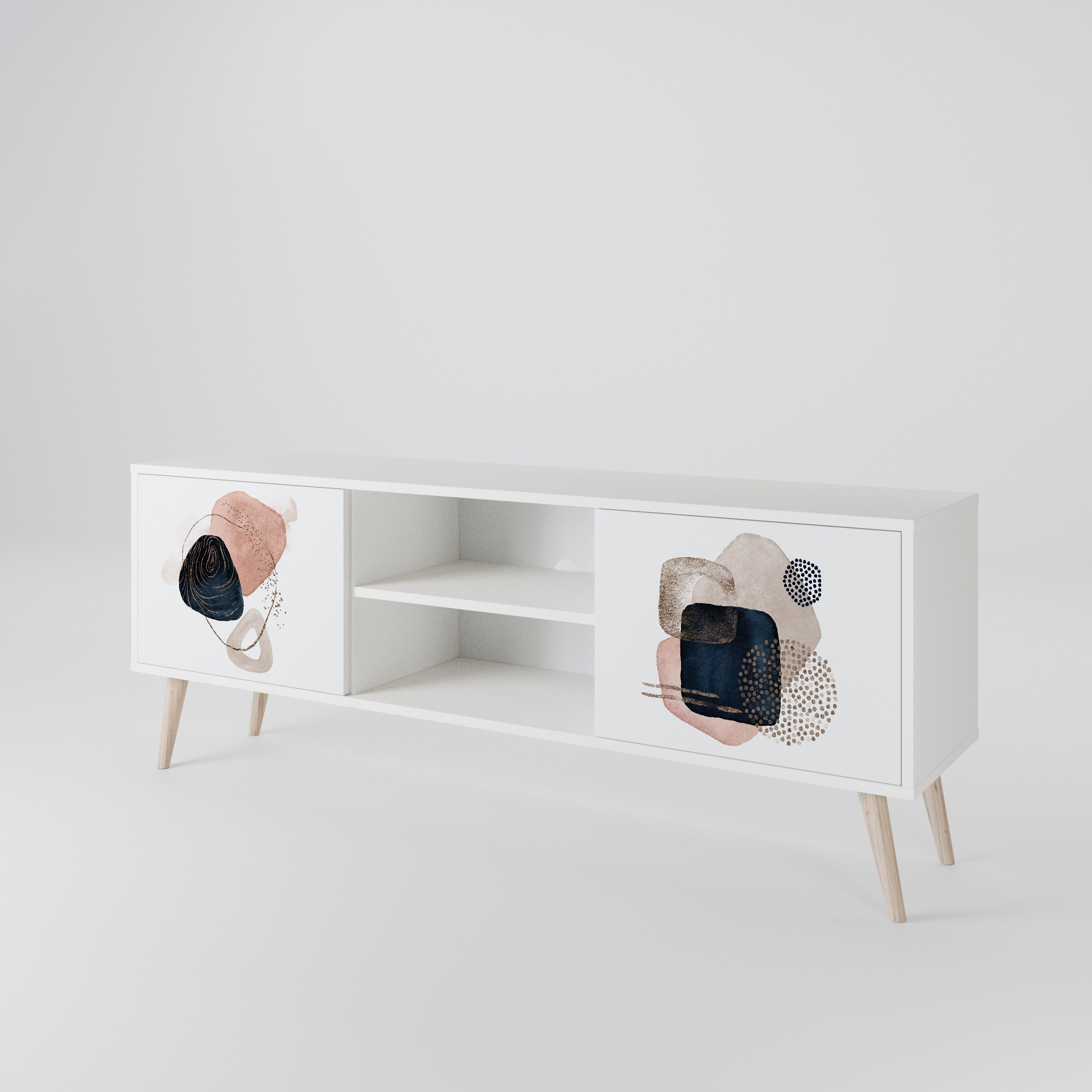 COLORFUL SHAPES Mueble de TV de 2 Puertas