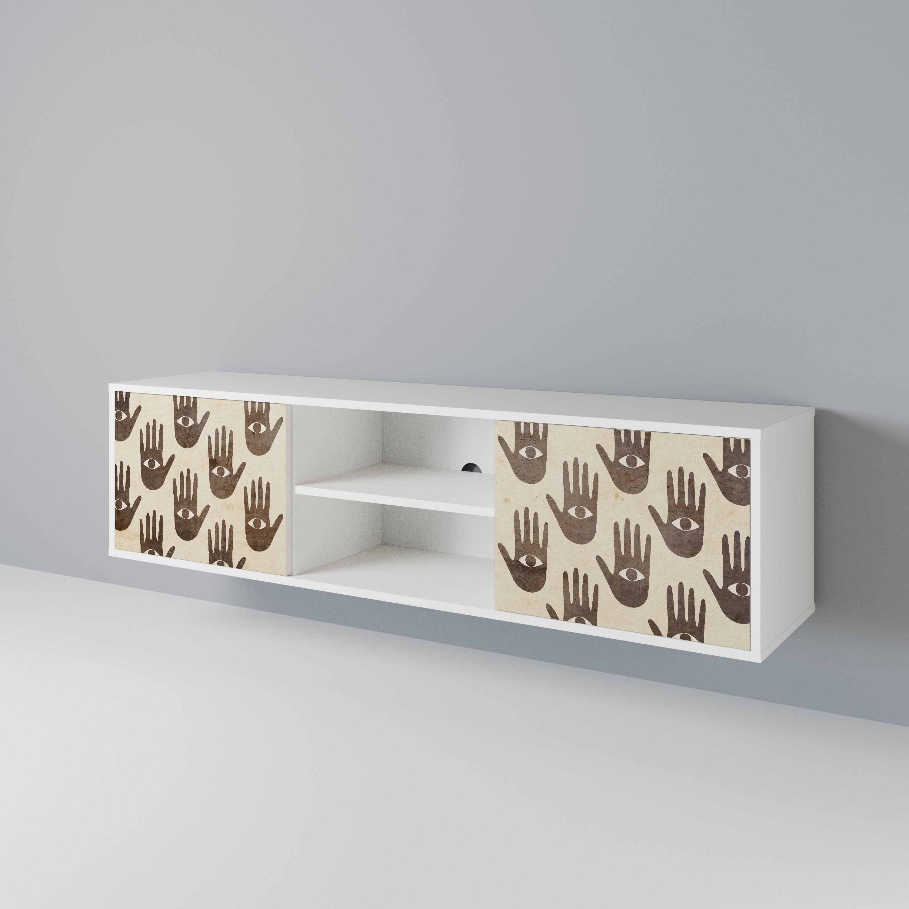 SEE MORE Mueble de TV de 2 Puertas