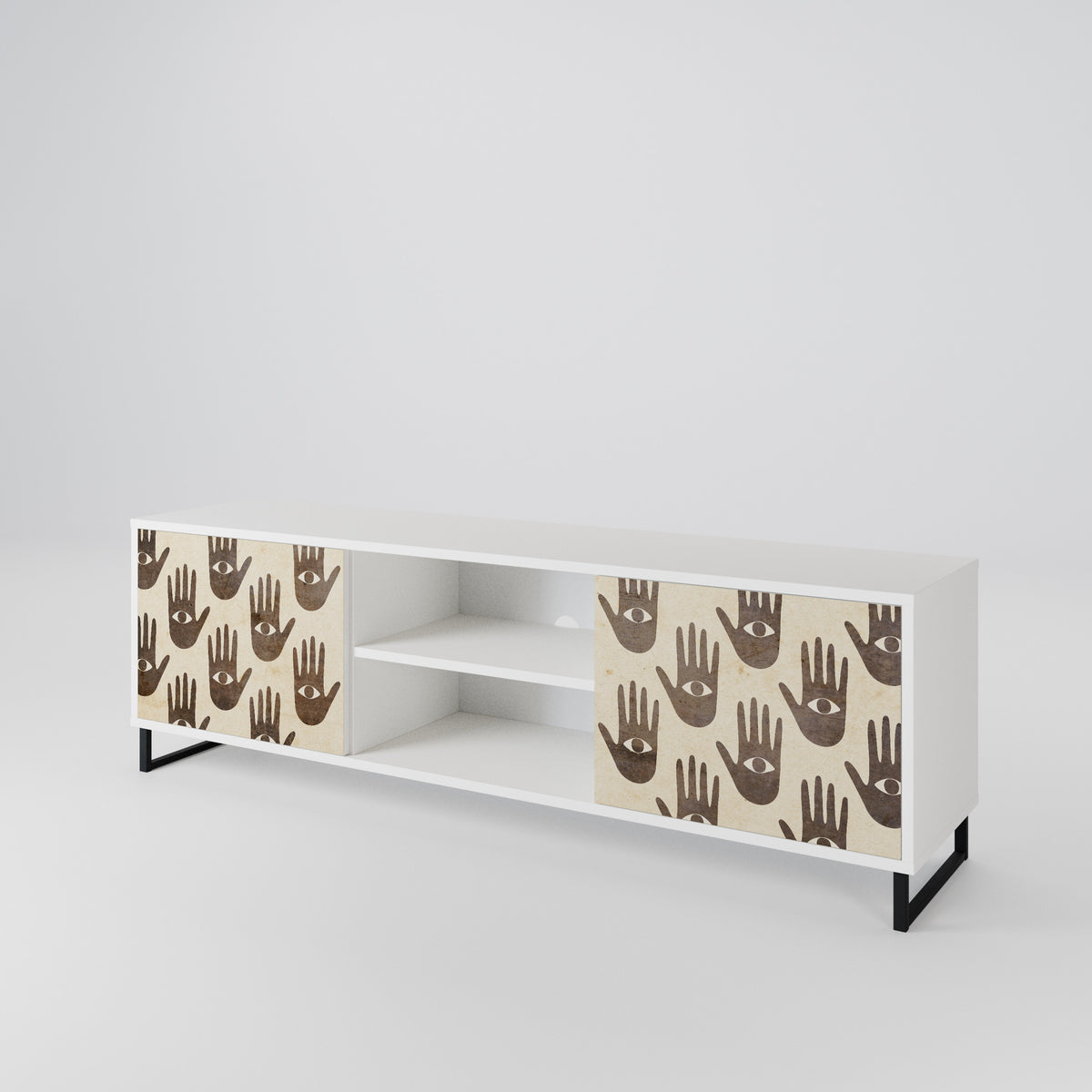SEE MORE Mueble de TV de 2 Puertas
