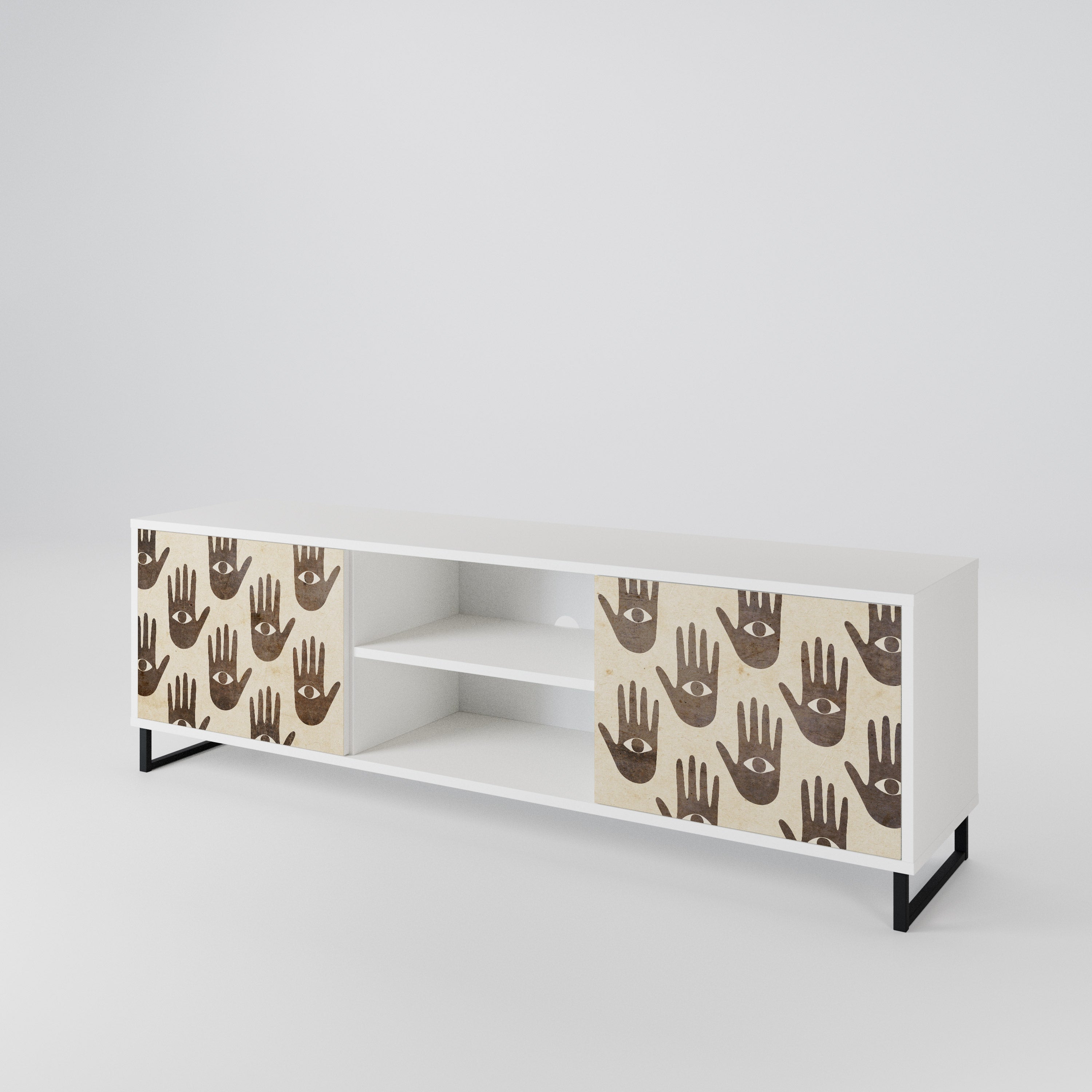 SEE MORE Mueble de TV de 2 Puertas