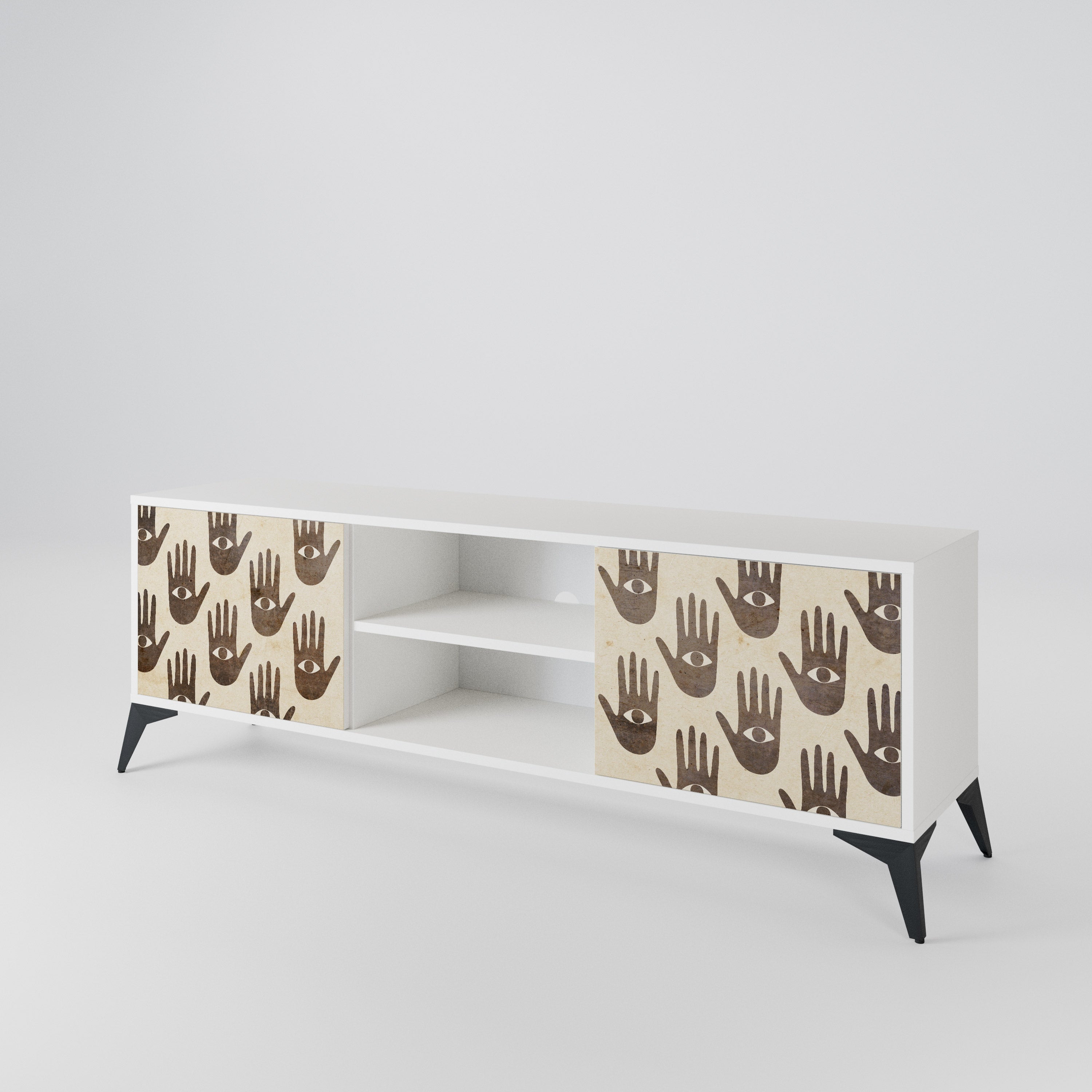 SEE MORE Mueble de TV de 2 Puertas